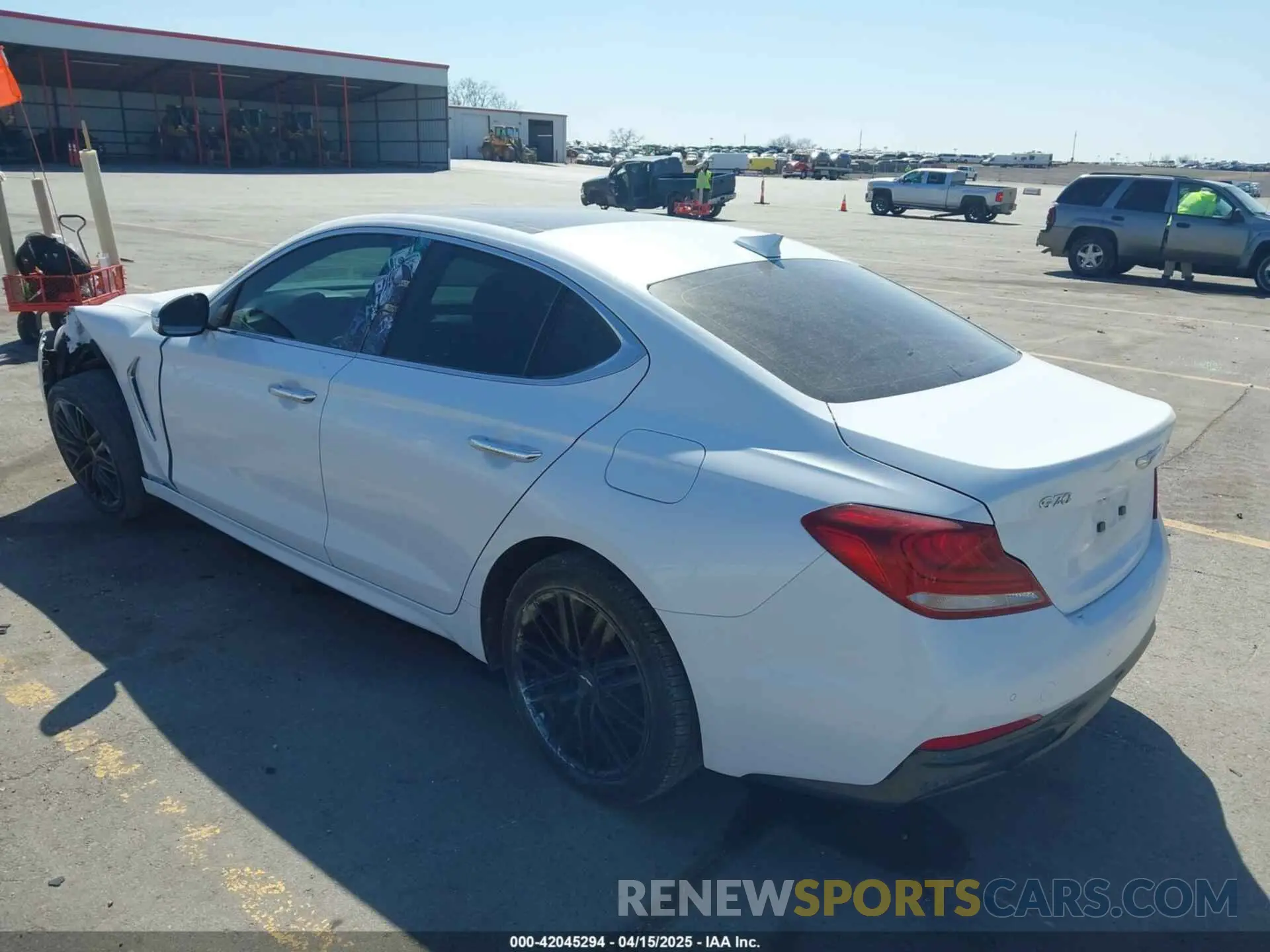 3 Фотография поврежденного автомобиля KMTG34LAXKU025146 GENESIS G70 2019