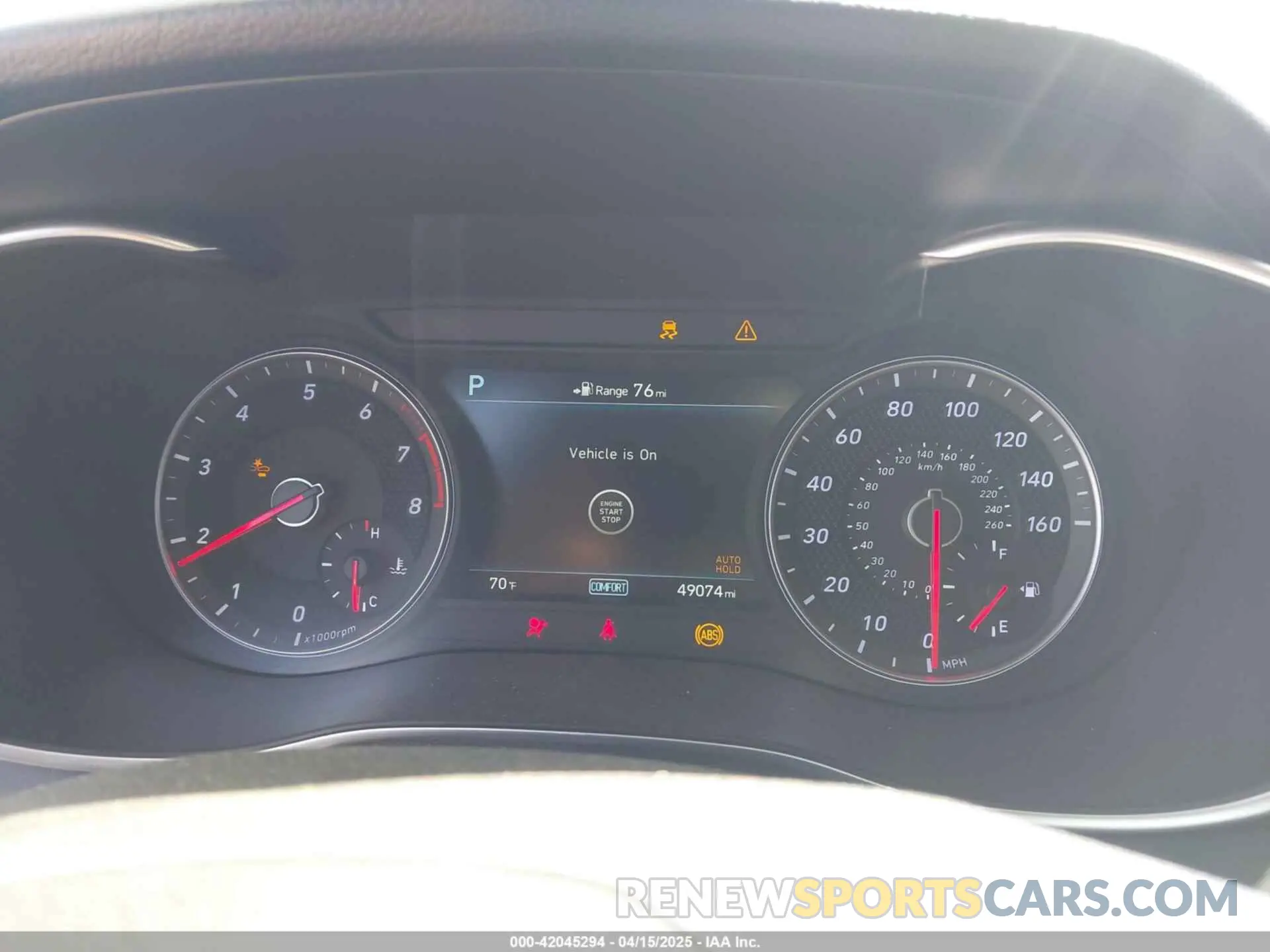 7 Фотография поврежденного автомобиля KMTG34LAXKU025146 GENESIS G70 2019