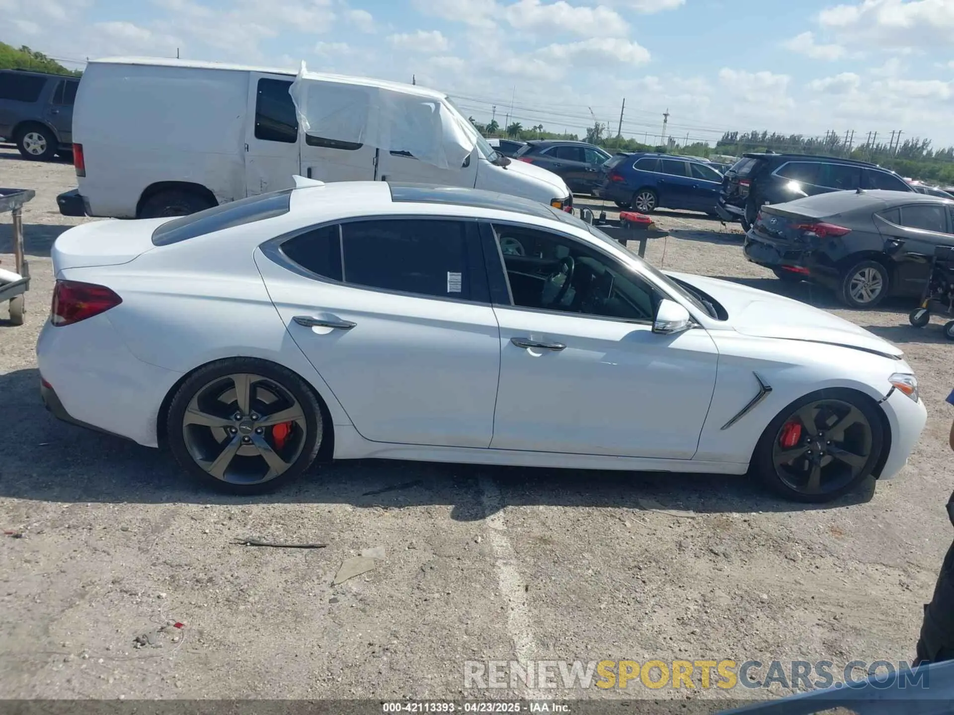 13 Фотография поврежденного автомобиля KMTG34LE0KU034232 GENESIS G70 2019