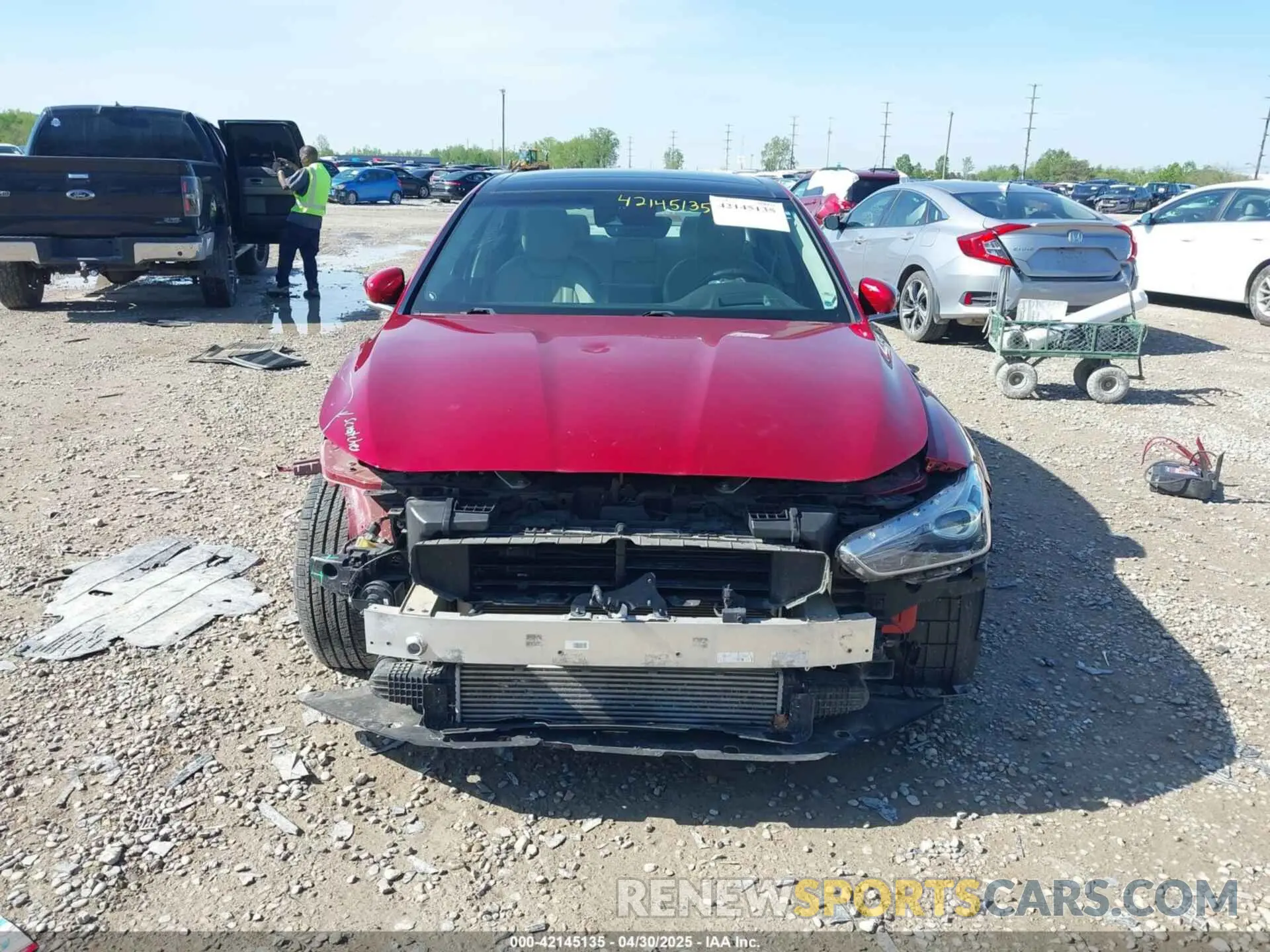 13 Фотография поврежденного автомобиля KMTG34LE0KU039981 GENESIS G70 2019