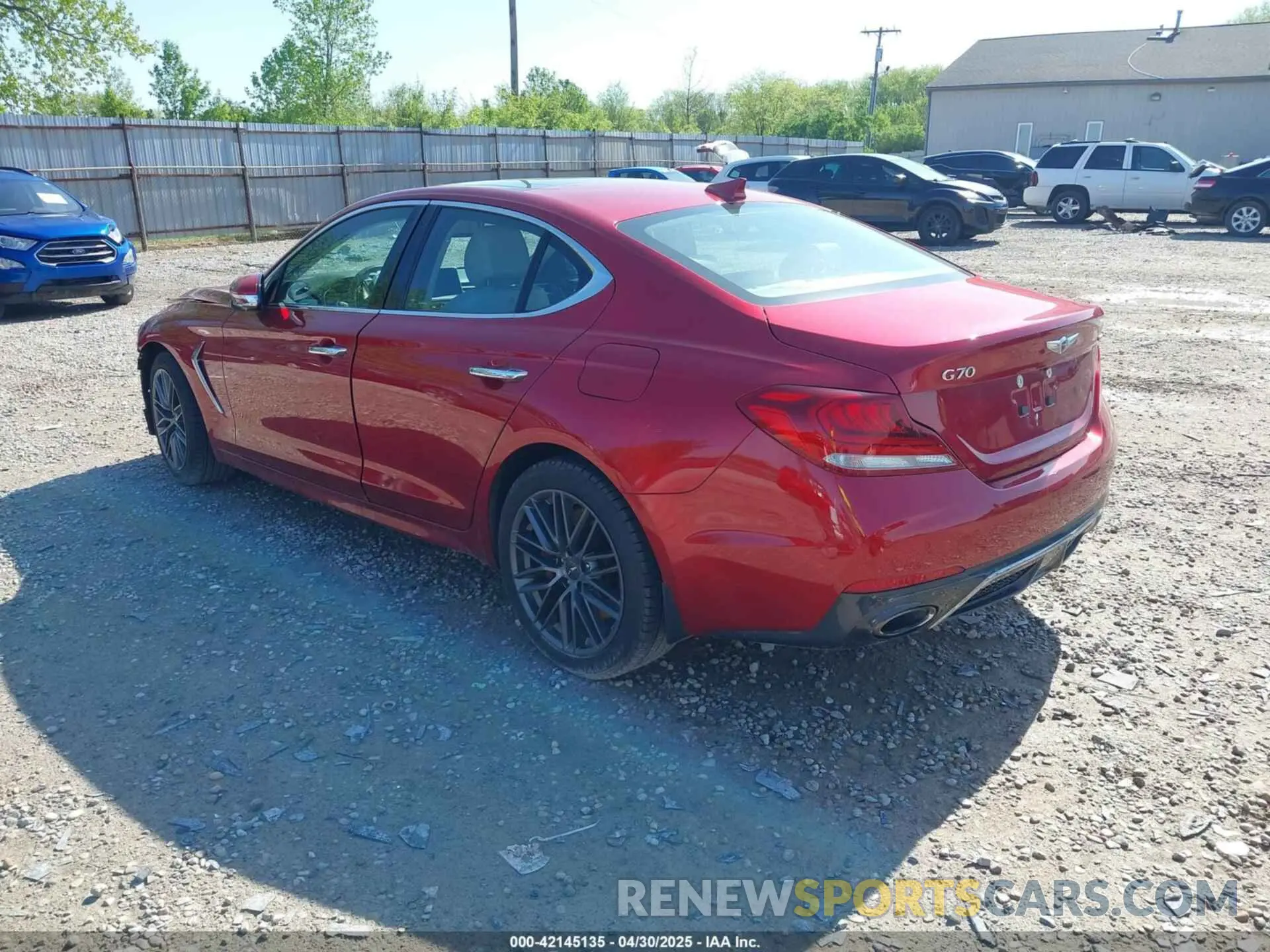 3 Фотография поврежденного автомобиля KMTG34LE0KU039981 GENESIS G70 2019
