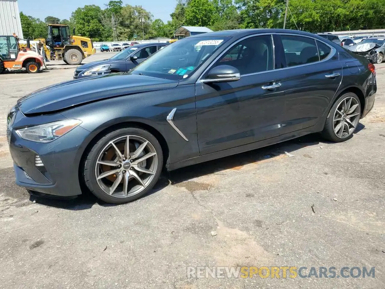 1 Фотография поврежденного автомобиля KMTG34LE1KU012157 GENESIS G70 2019