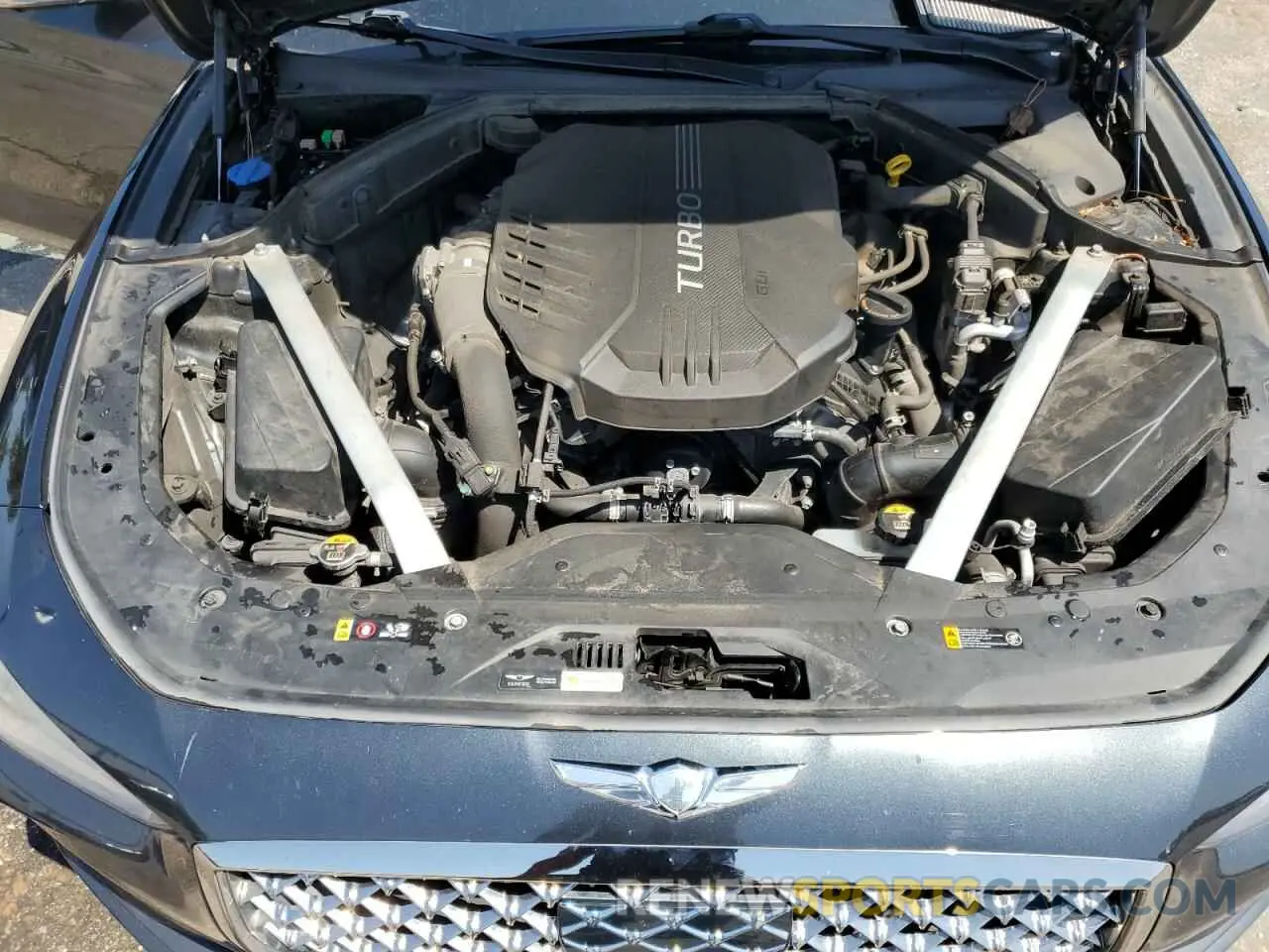 11 Фотография поврежденного автомобиля KMTG34LE1KU012157 GENESIS G70 2019