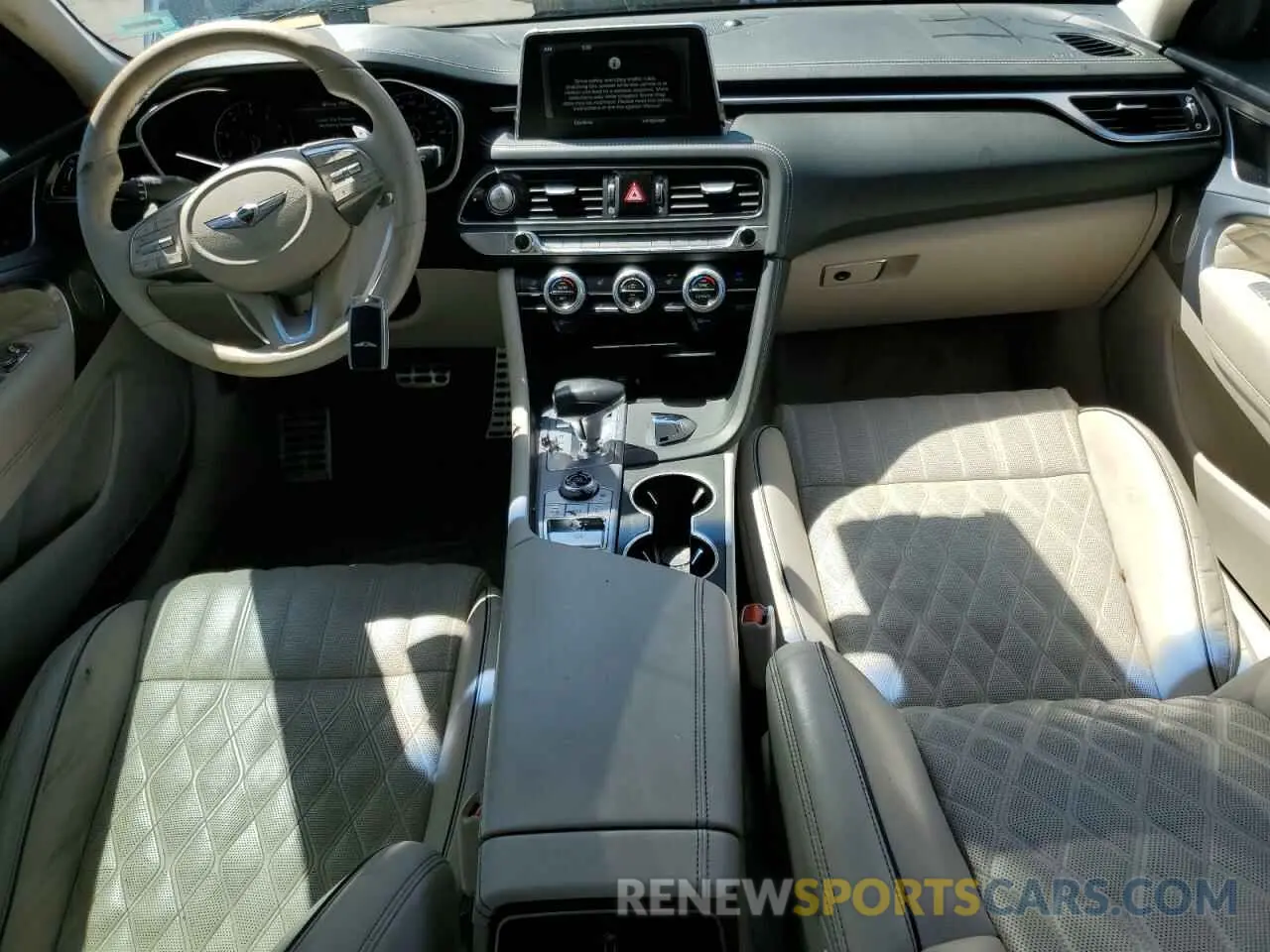 8 Фотография поврежденного автомобиля KMTG34LE1KU012157 GENESIS G70 2019