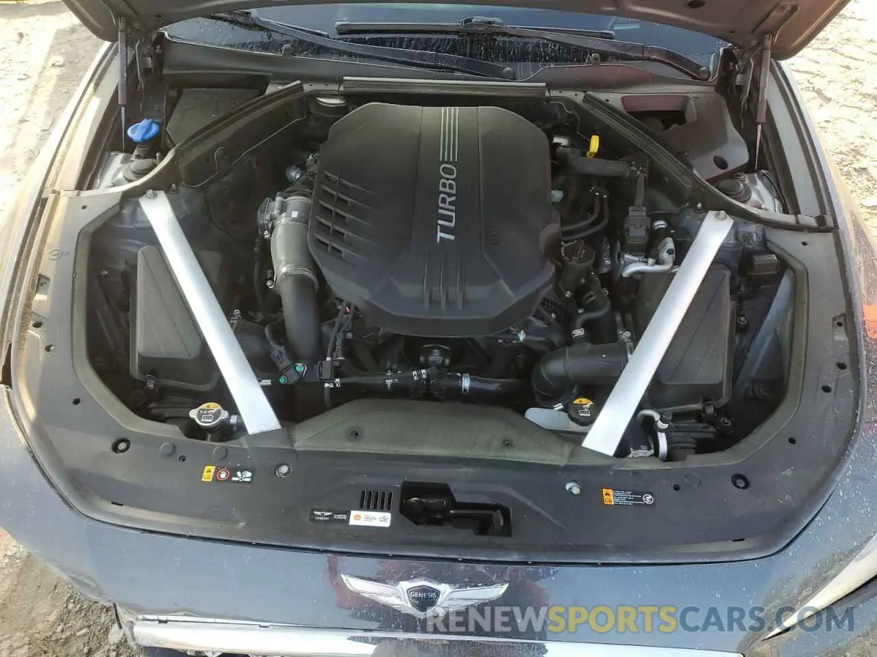 13 Фотография поврежденного автомобиля KMTG34LE2KU016914 GENESIS G70 2019