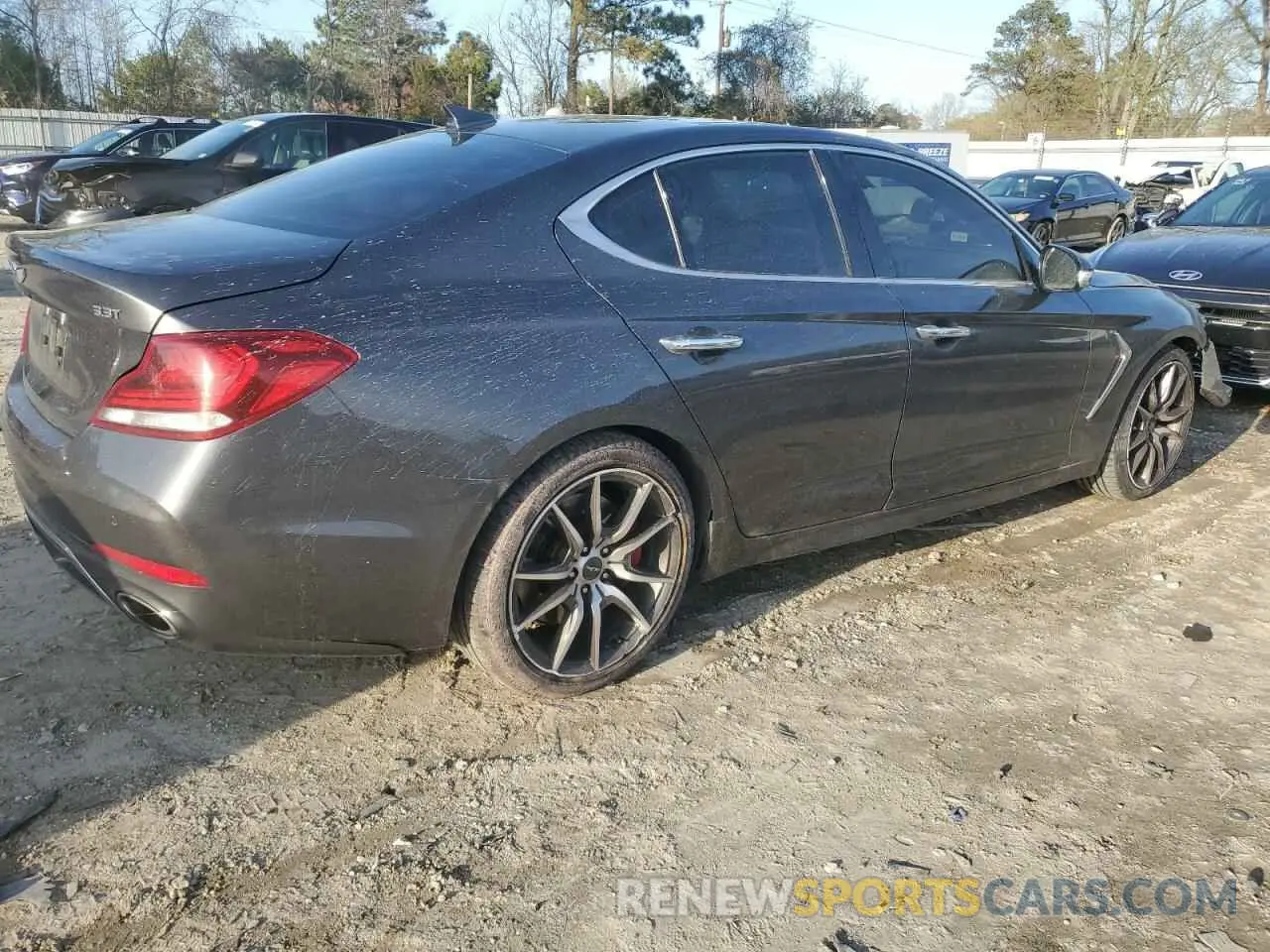 3 Фотография поврежденного автомобиля KMTG34LE2KU016914 GENESIS G70 2019