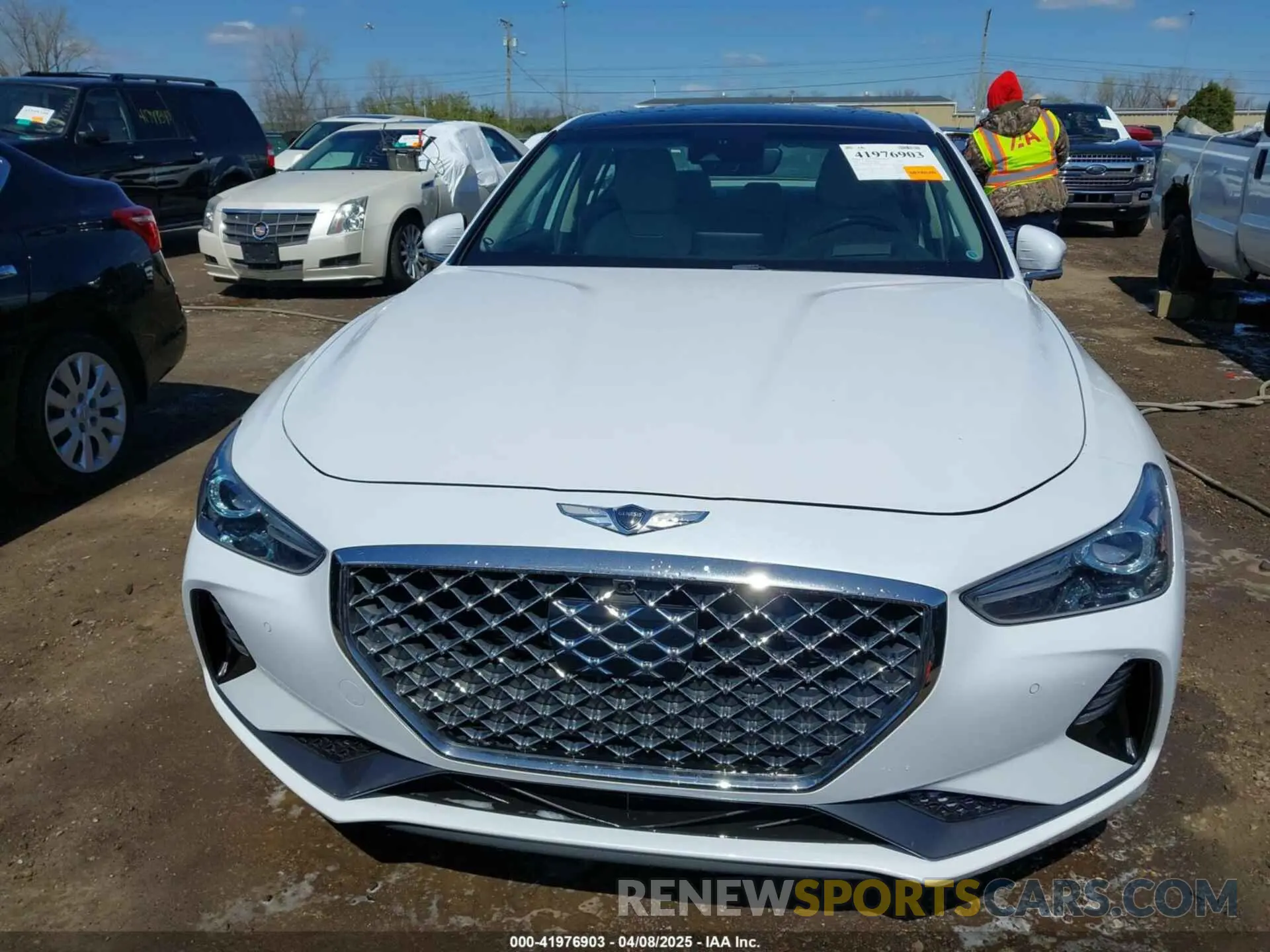 12 Фотография поврежденного автомобиля KMTG34LE2KU030490 GENESIS G70 2019