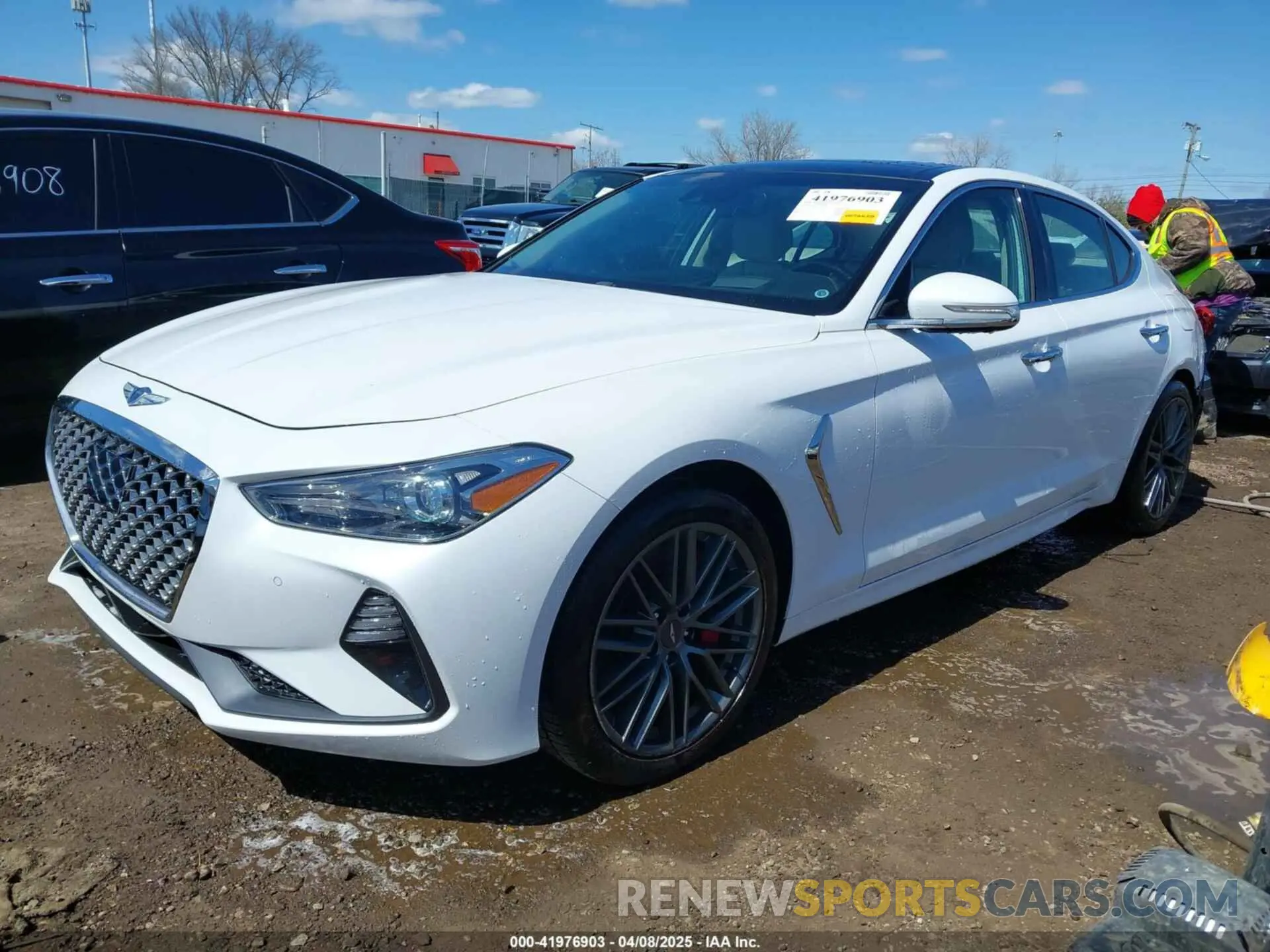 2 Фотография поврежденного автомобиля KMTG34LE2KU030490 GENESIS G70 2019