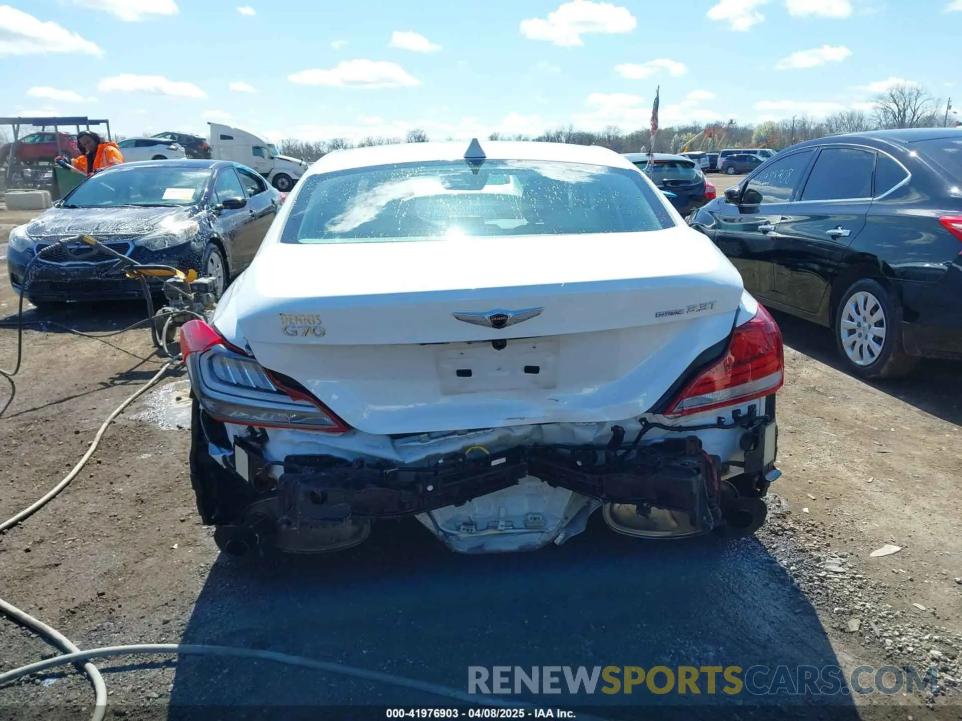 6 Фотография поврежденного автомобиля KMTG34LE2KU030490 GENESIS G70 2019