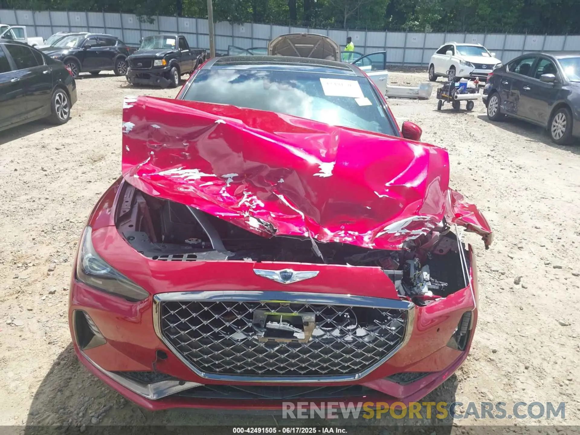 12 Photograph of a damaged car KMTG34LE3KU031793 GENESIS G70 2019