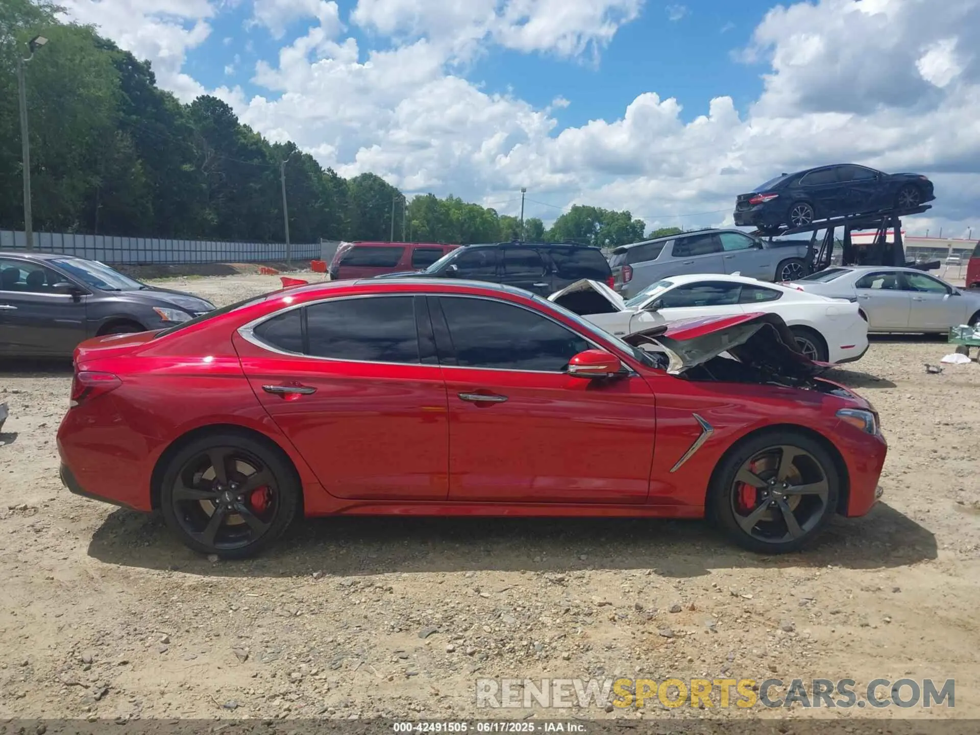 13 Photograph of a damaged car KMTG34LE3KU031793 GENESIS G70 2019