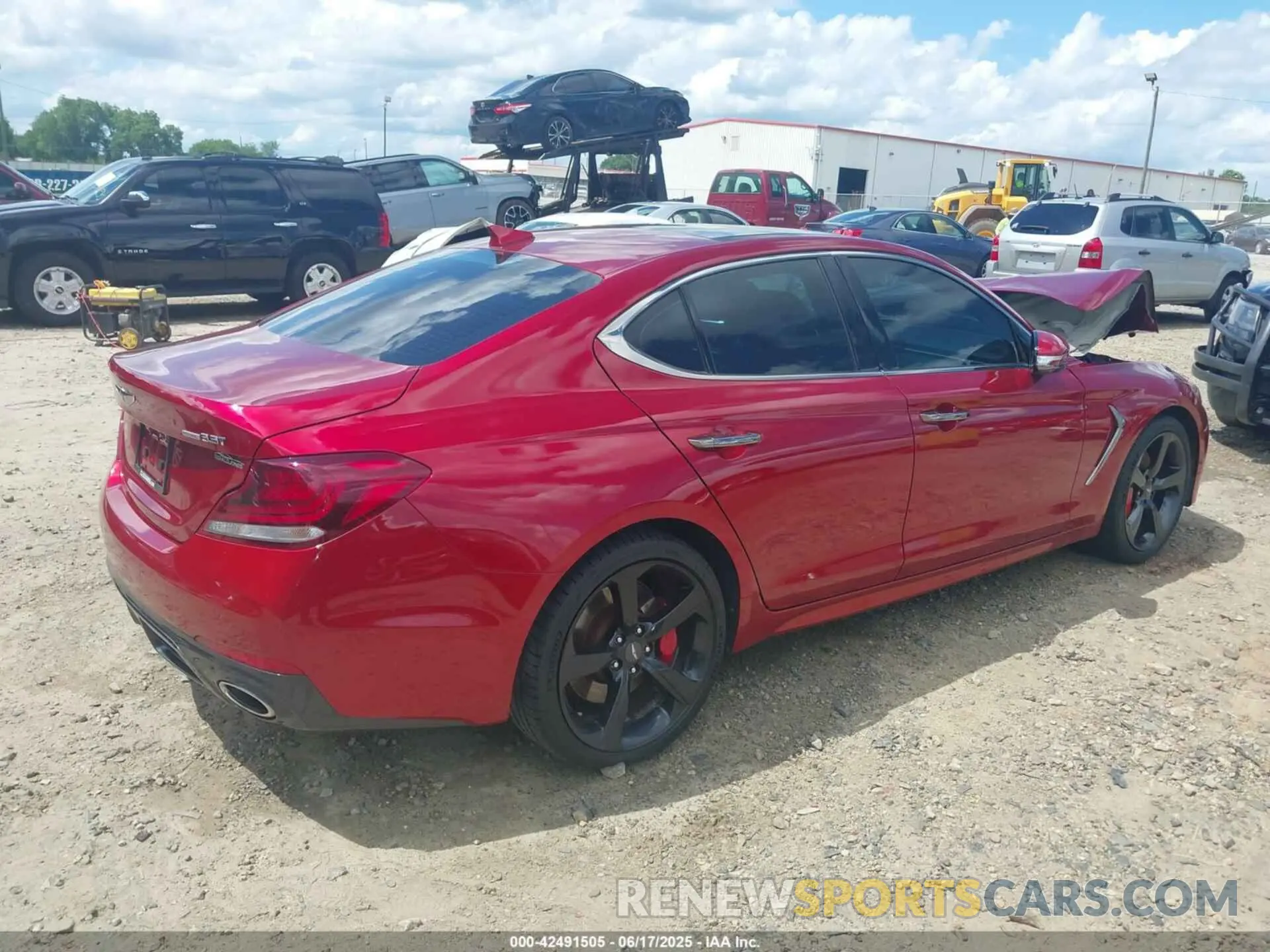 4 Photograph of a damaged car KMTG34LE3KU031793 GENESIS G70 2019