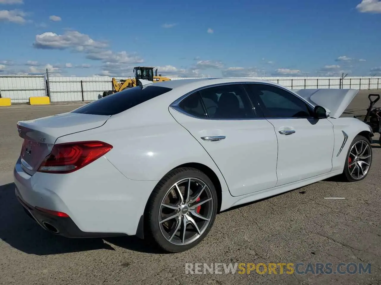 3 Фотография поврежденного автомобиля KMTG34LE3KU039652 GENESIS G70 2019