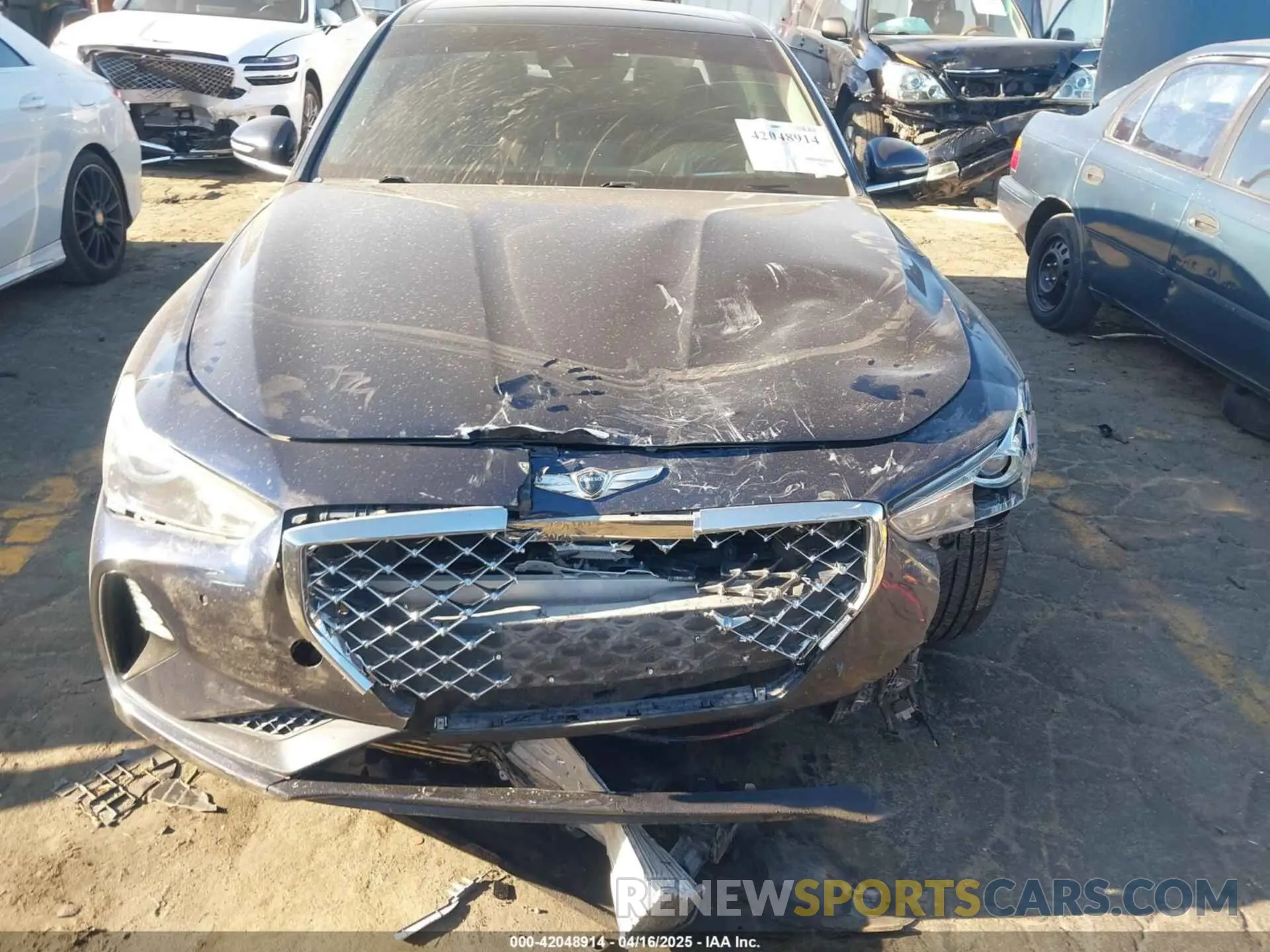 12 Photograph of a damaged car KMTG34LE4KU020043 GENESIS G70 2019