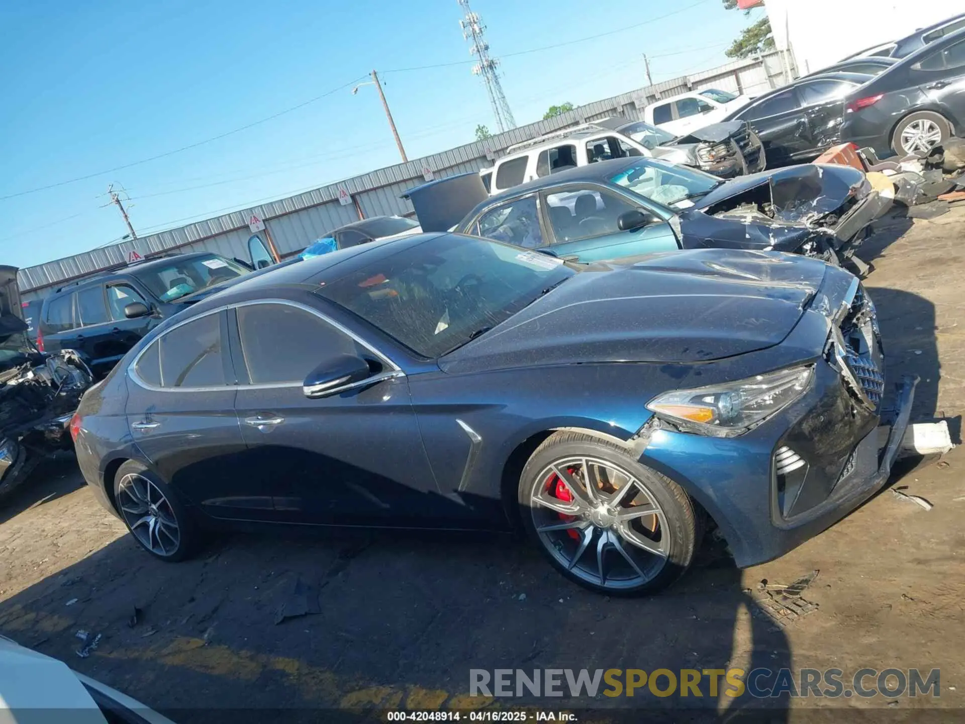13 Photograph of a damaged car KMTG34LE4KU020043 GENESIS G70 2019