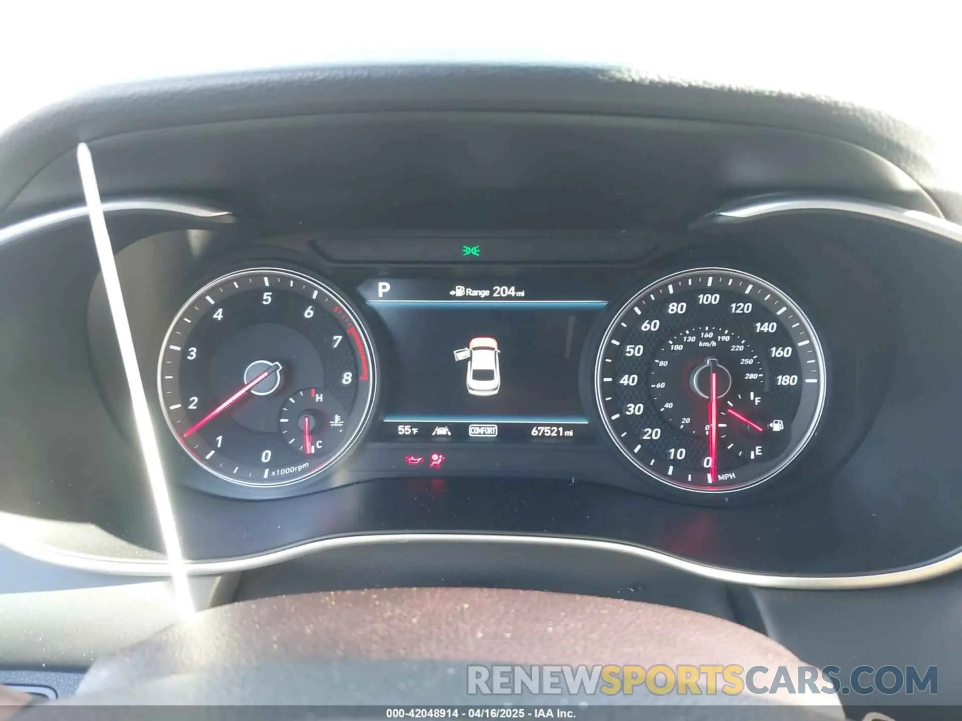 7 Photograph of a damaged car KMTG34LE4KU020043 GENESIS G70 2019