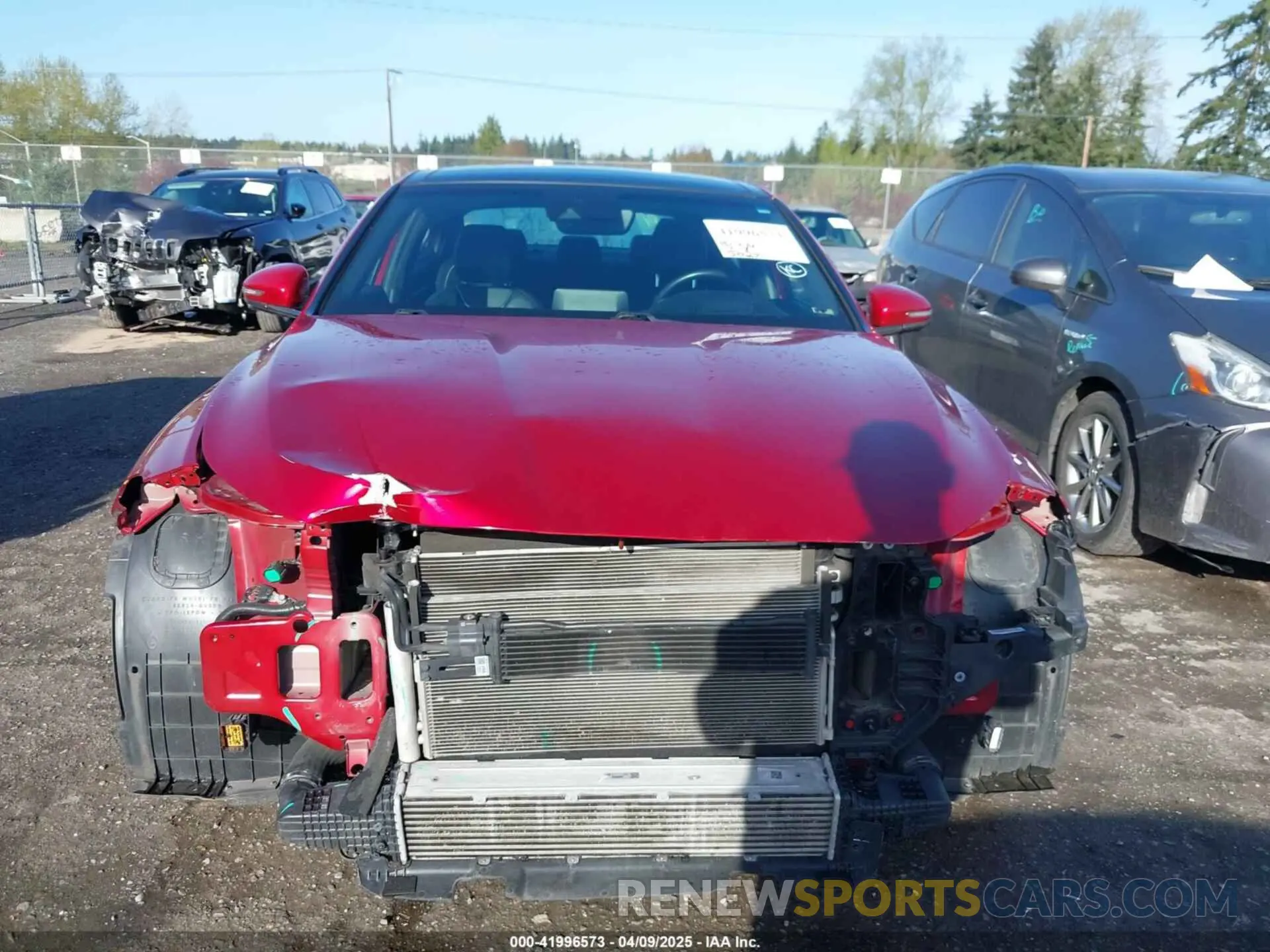 13 Photograph of a damaged car KMTG34LE6KU022487 GENESIS G70 2019