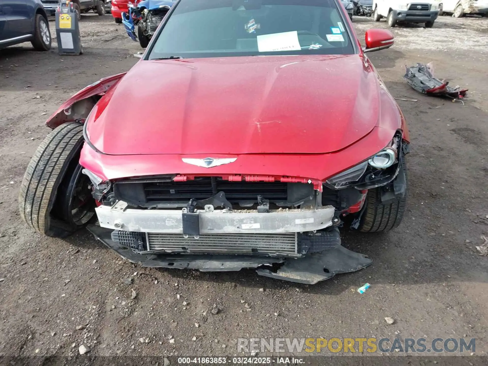 12 Photograph of a damaged car KMTG34LE7KU017931 GENESIS G70 2019