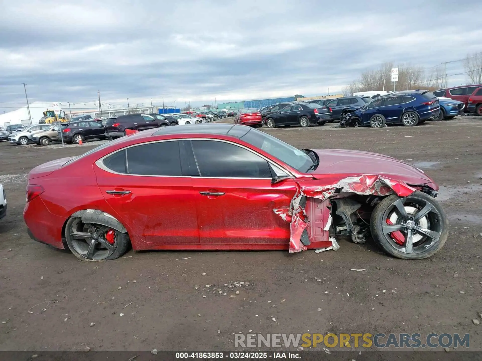 13 Photograph of a damaged car KMTG34LE7KU017931 GENESIS G70 2019