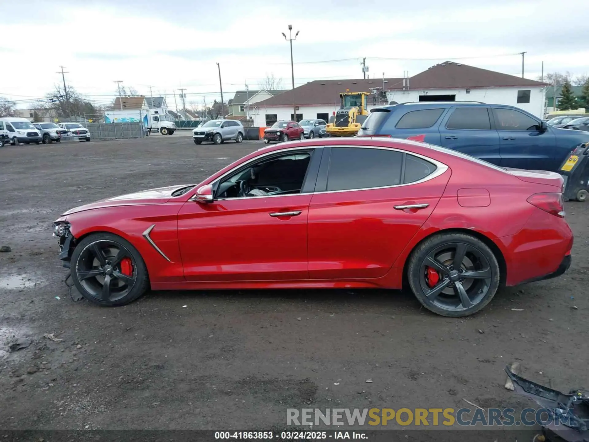 14 Photograph of a damaged car KMTG34LE7KU017931 GENESIS G70 2019