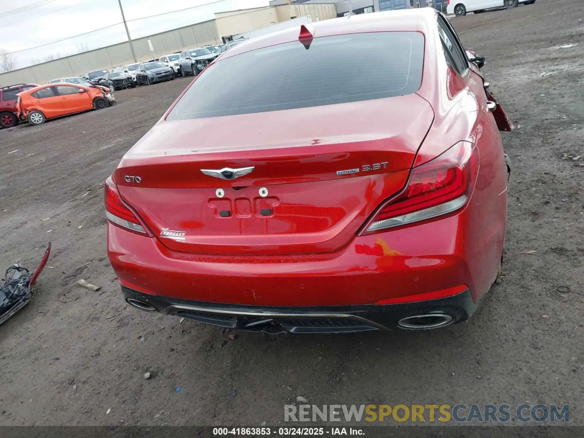 16 Photograph of a damaged car KMTG34LE7KU017931 GENESIS G70 2019