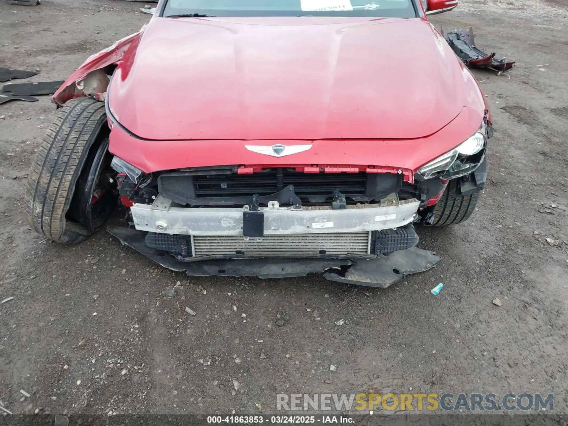 6 Photograph of a damaged car KMTG34LE7KU017931 GENESIS G70 2019