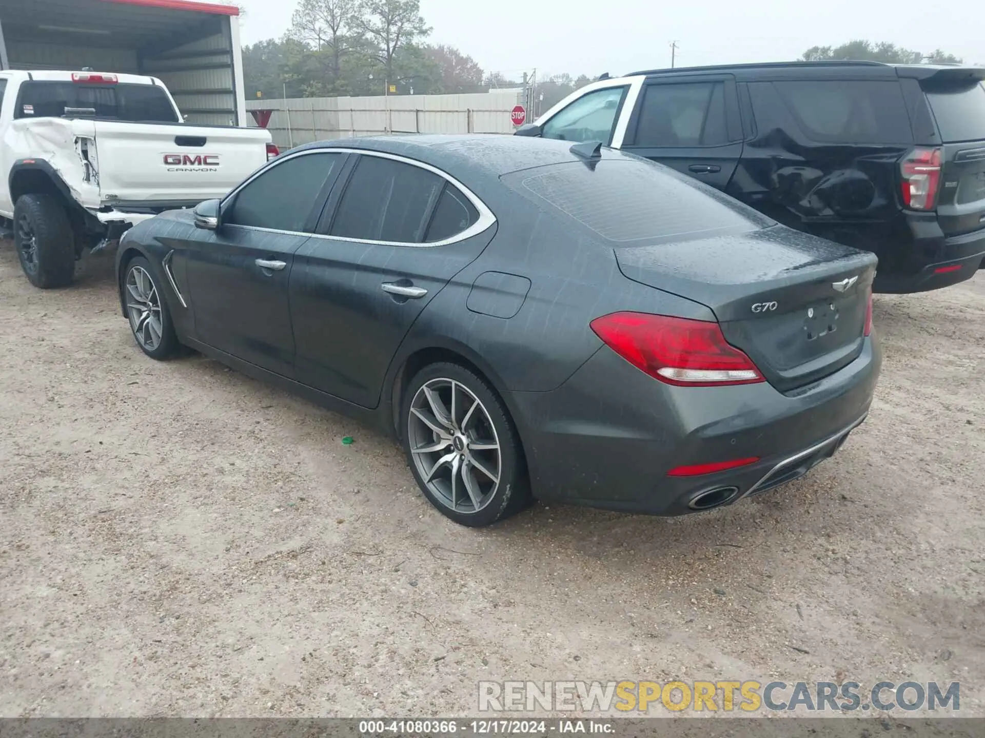 3 Фотография поврежденного автомобиля KMTG34LEXKU014862 GENESIS G70 2019