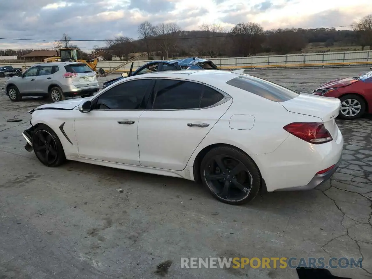 2 Photograph of a damaged car KMTG44LA0KU020504 GENESIS G70 2019