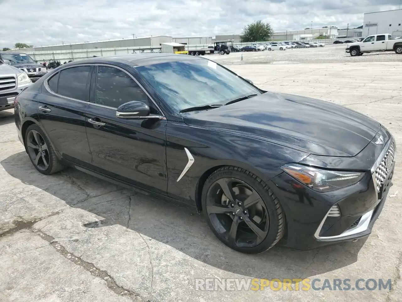 4 Photograph of a damaged car KMTG44LA0KU037450 GENESIS G70 2019