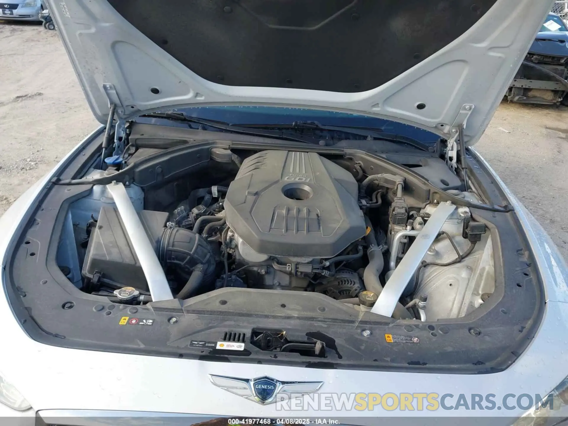 10 Photograph of a damaged car KMTG44LA2KU029902 GENESIS G70 2019