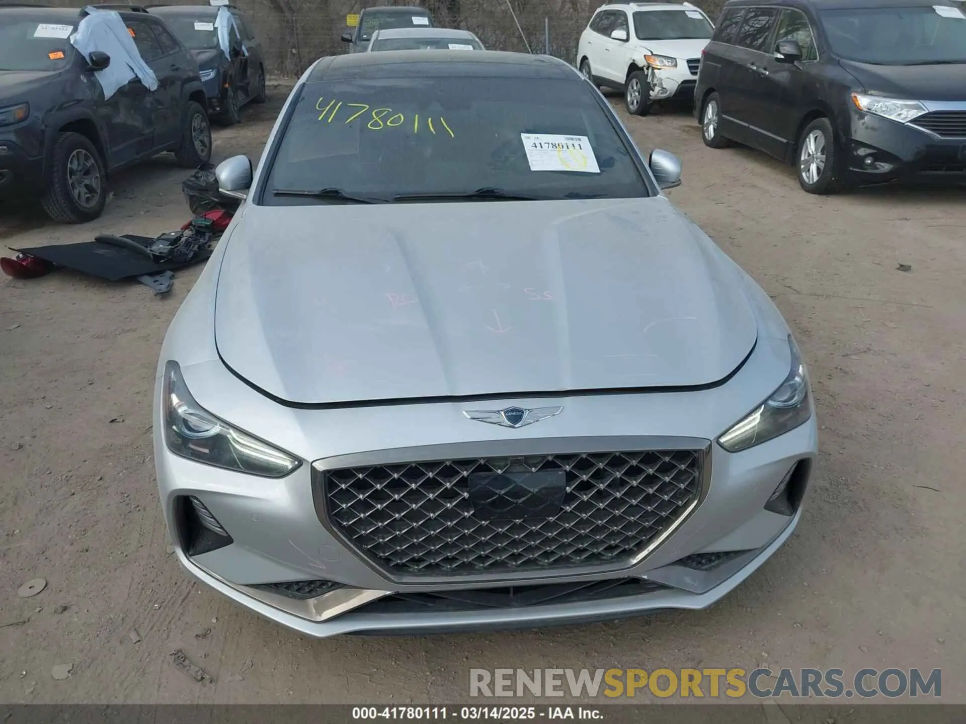12 Photograph of a damaged car KMTG44LA2KU034212 GENESIS G70 2019