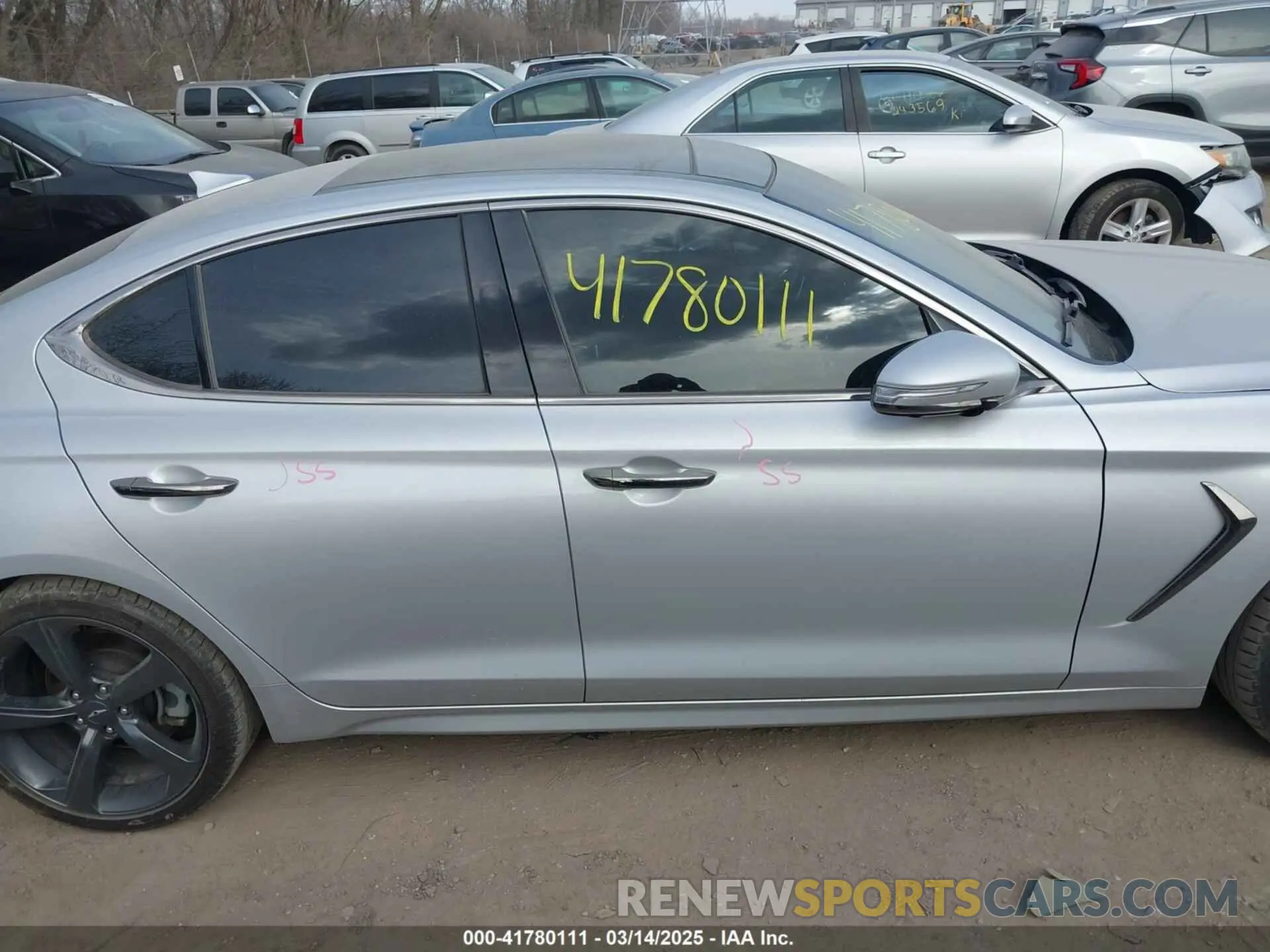 13 Photograph of a damaged car KMTG44LA2KU034212 GENESIS G70 2019