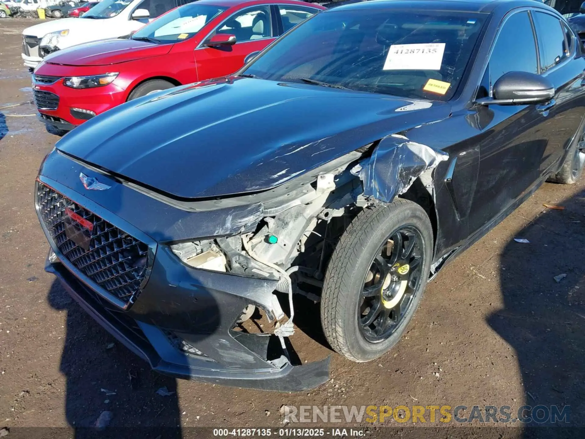 6 Photograph of a damaged car KMTG44LA6KU026842 GENESIS G70 2019