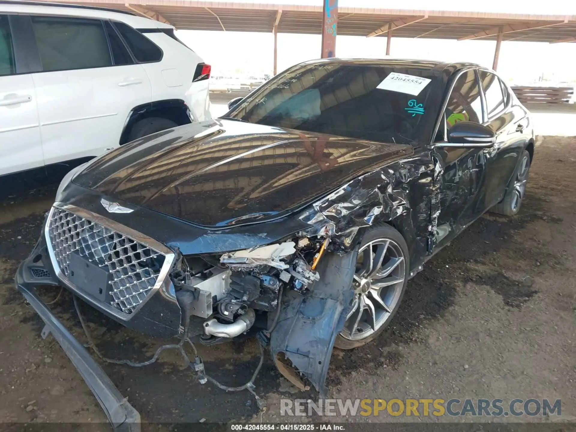 6 Photograph of a damaged car KMTG44LA7KU026266 GENESIS G70 2019