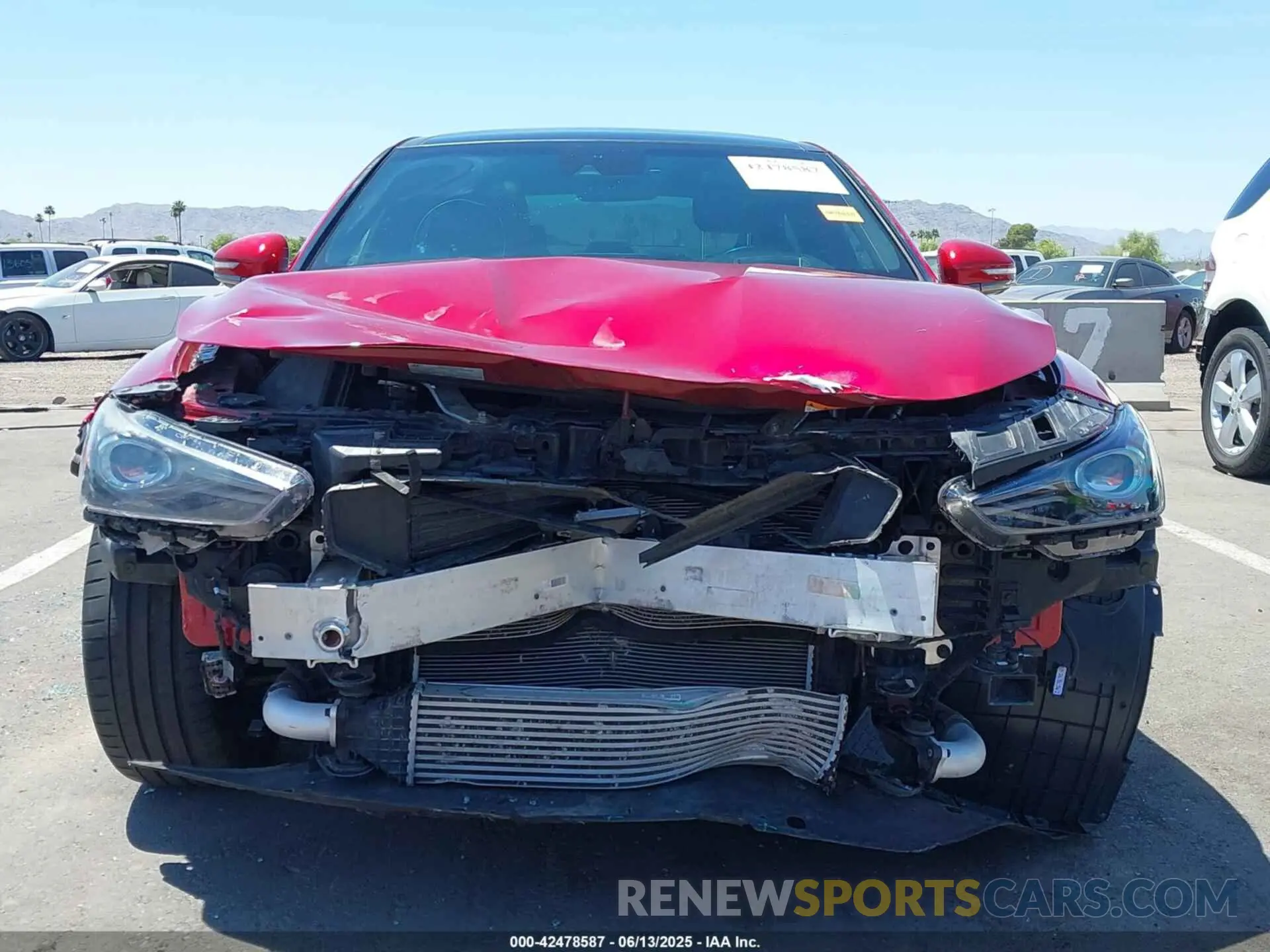 13 Photograph of a damaged car KMTG44LA7KU034108 GENESIS G70 2019