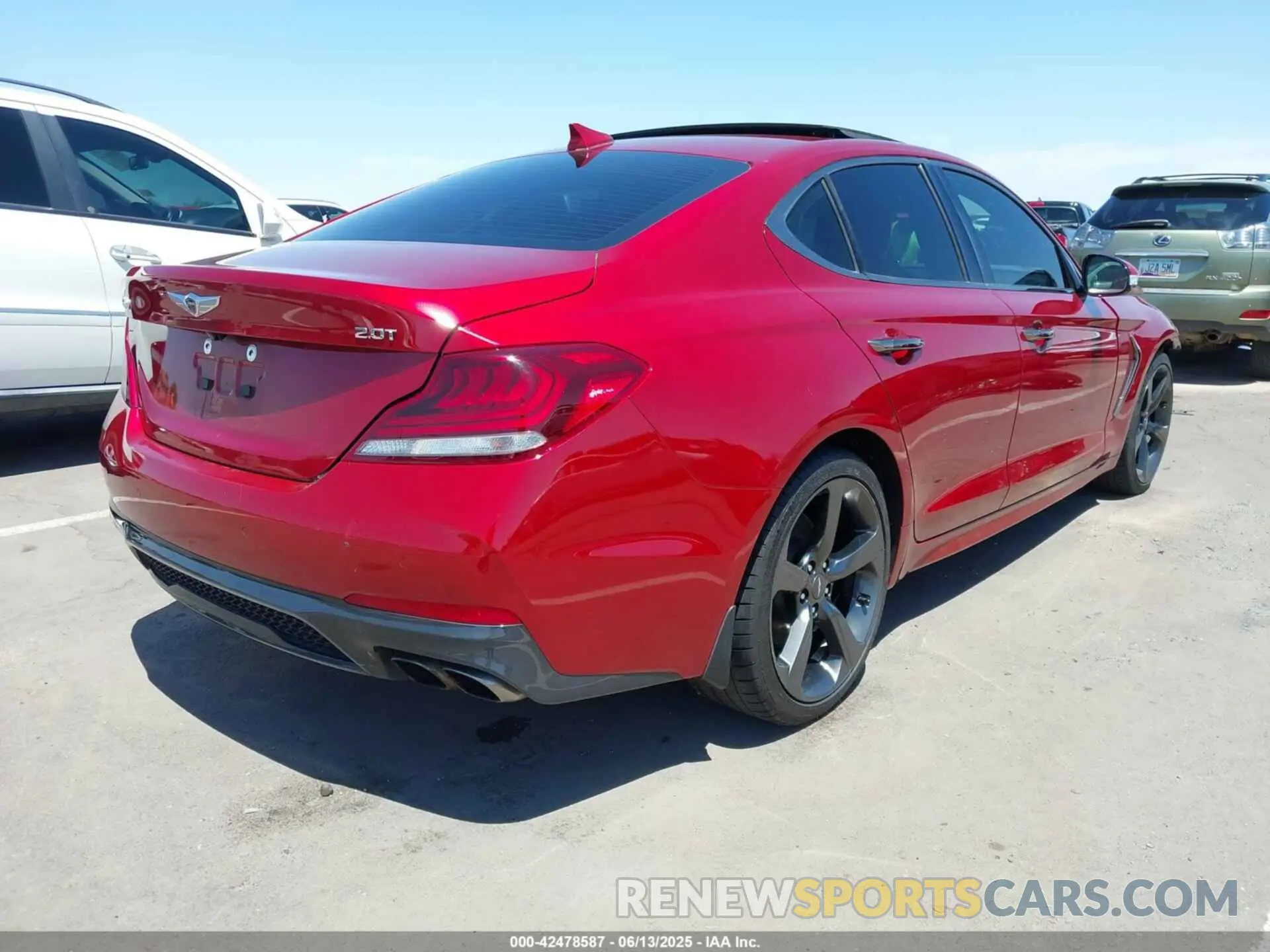 4 Photograph of a damaged car KMTG44LA7KU034108 GENESIS G70 2019