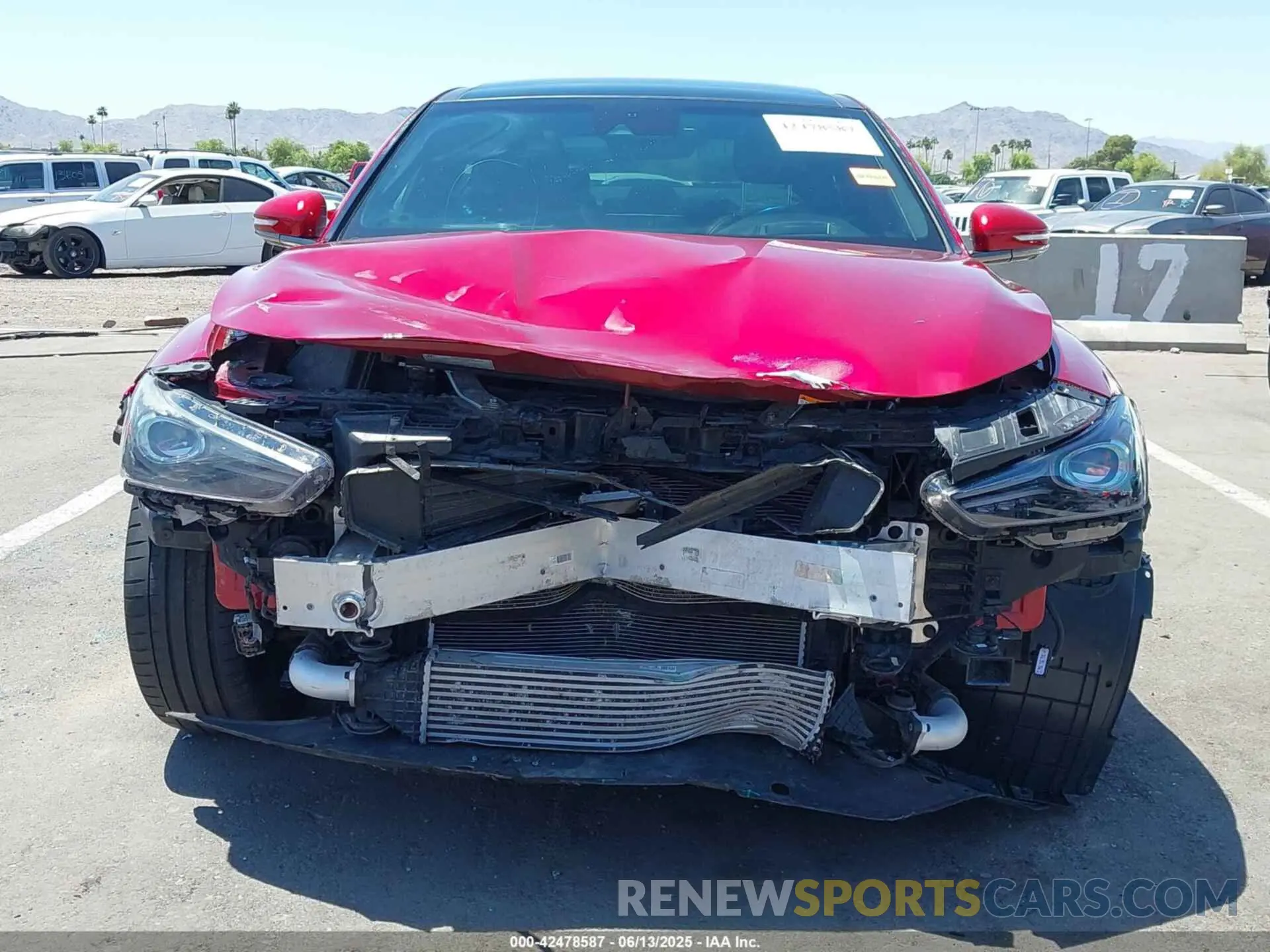 6 Photograph of a damaged car KMTG44LA7KU034108 GENESIS G70 2019