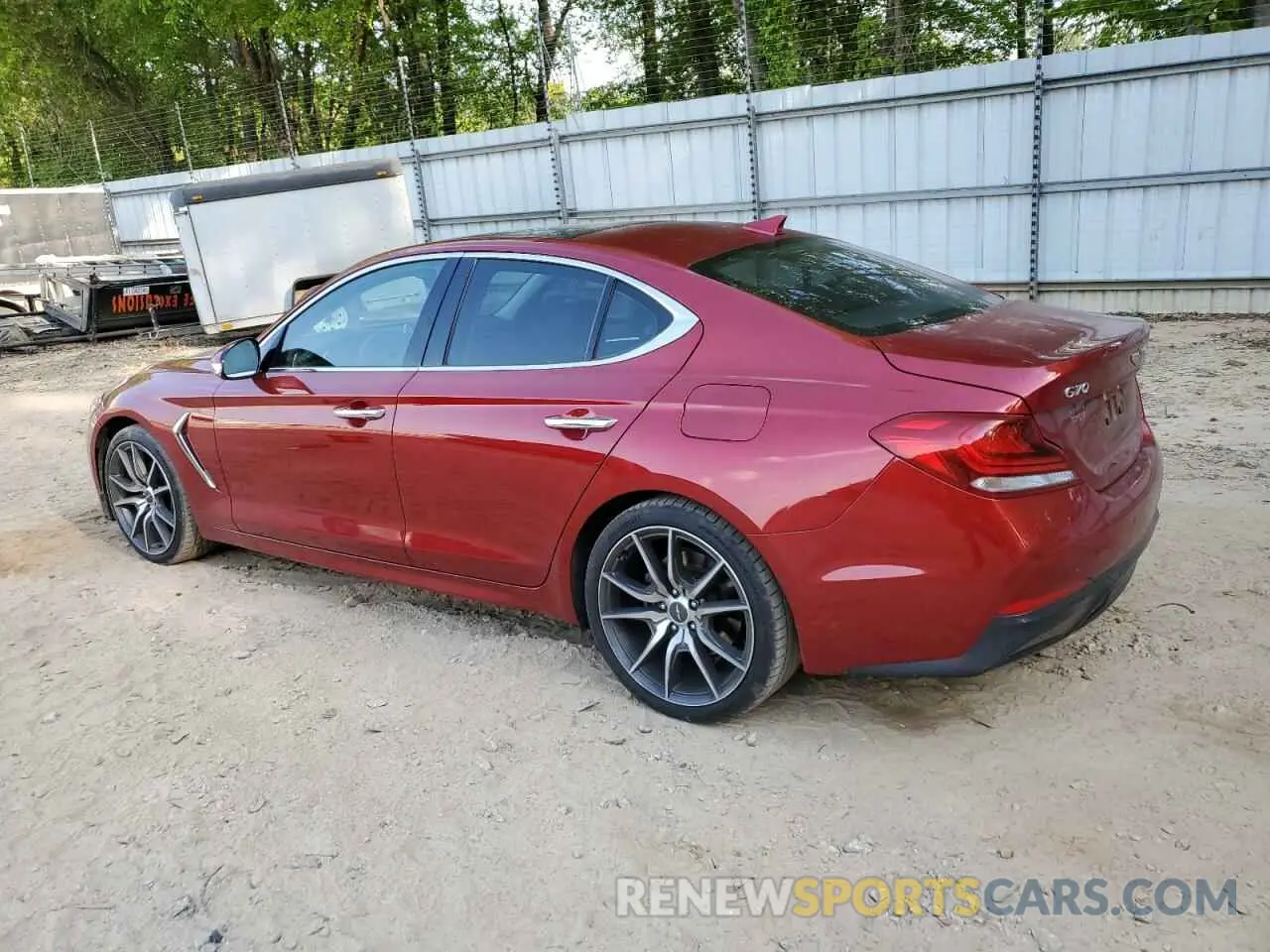 2 Photograph of a damaged car KMTG44LA8KU022646 GENESIS G70 2019