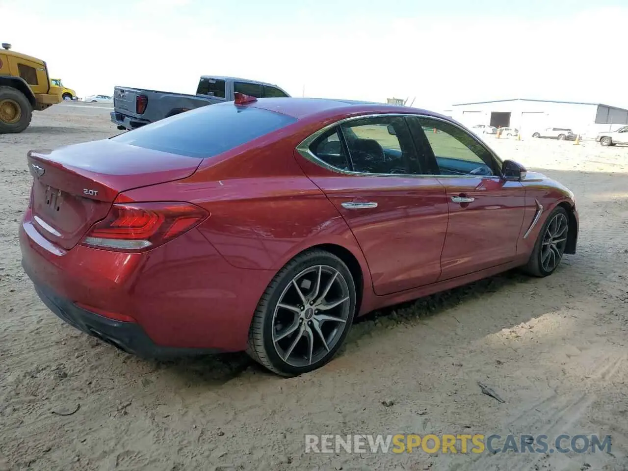 3 Photograph of a damaged car KMTG44LA8KU022646 GENESIS G70 2019