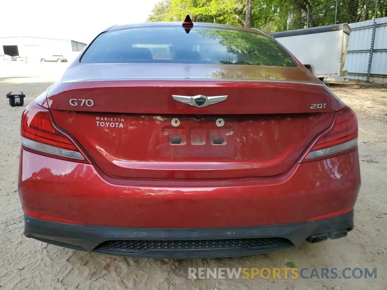 6 Photograph of a damaged car KMTG44LA8KU022646 GENESIS G70 2019