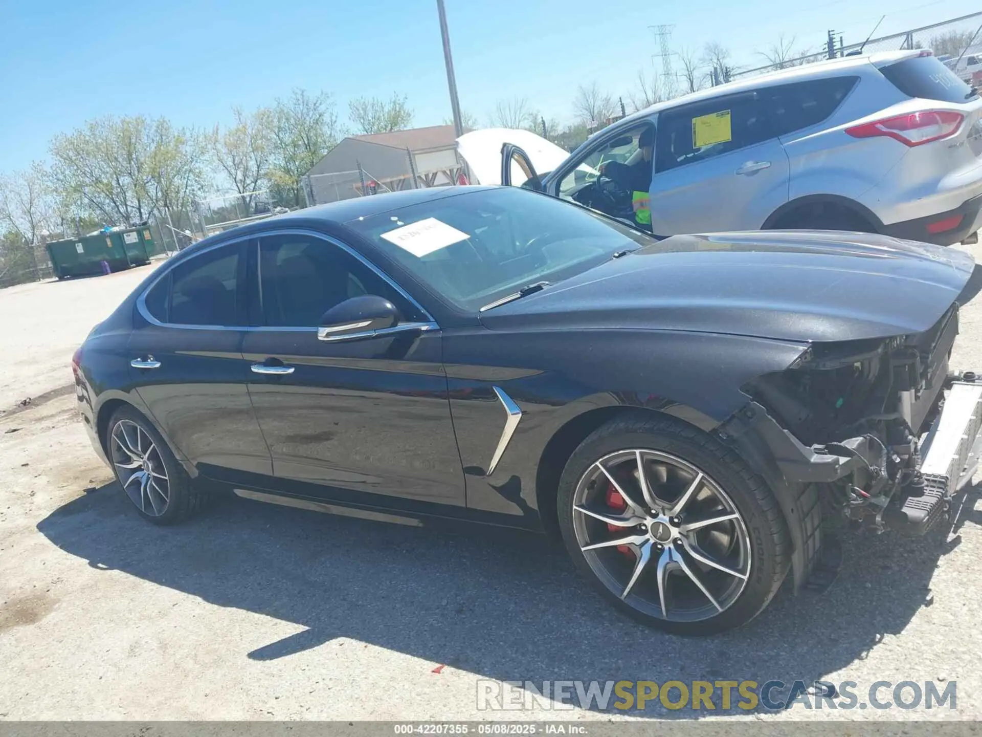 13 Photograph of a damaged car KMTG54LE3KU017600 GENESIS G70 2019
