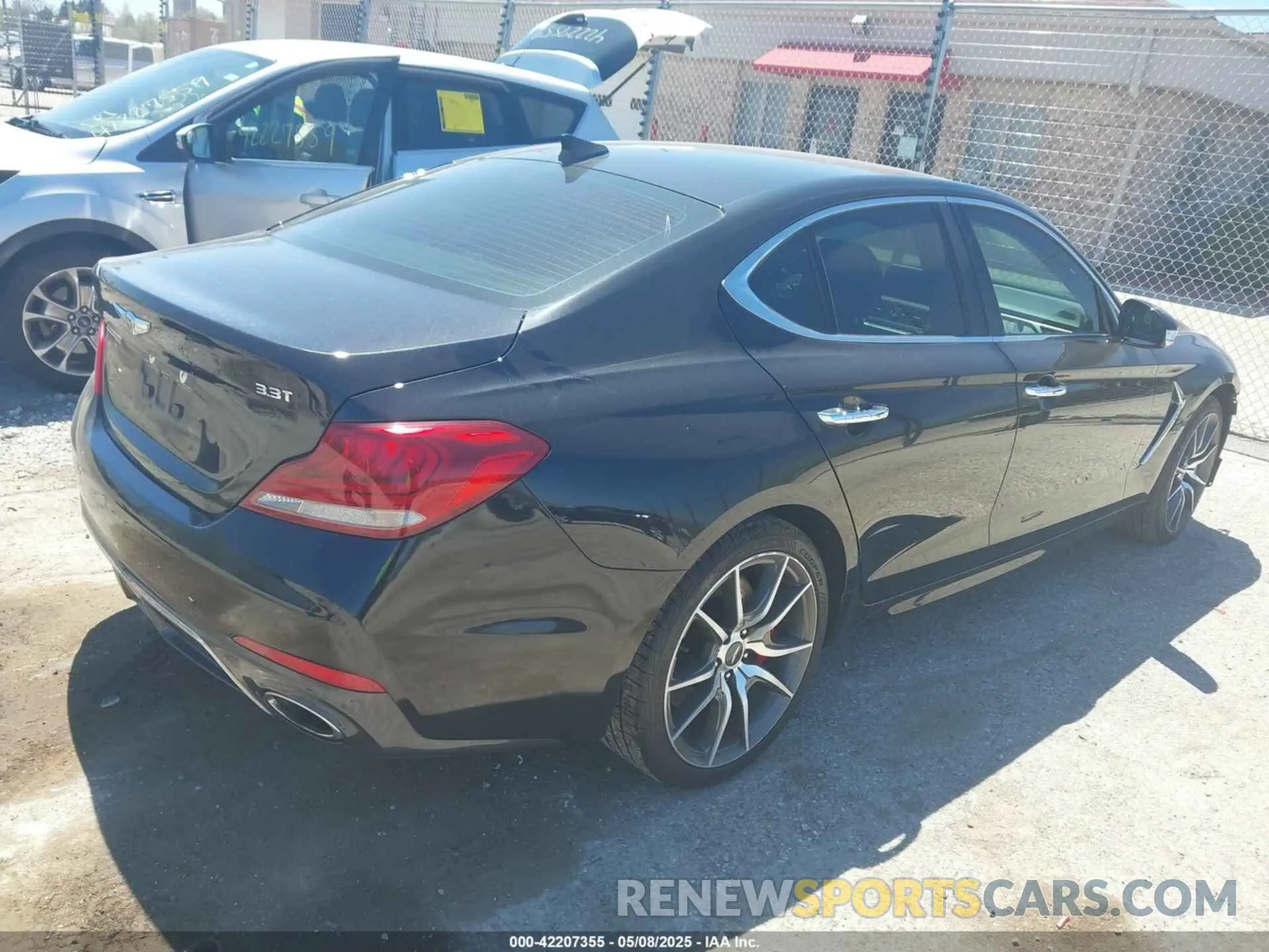 4 Photograph of a damaged car KMTG54LE3KU017600 GENESIS G70 2019