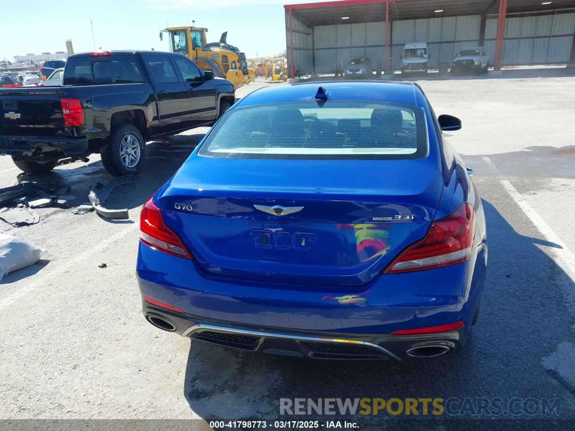 16 Photograph of a damaged car KMTG54LE7KU030592 GENESIS G70 2019