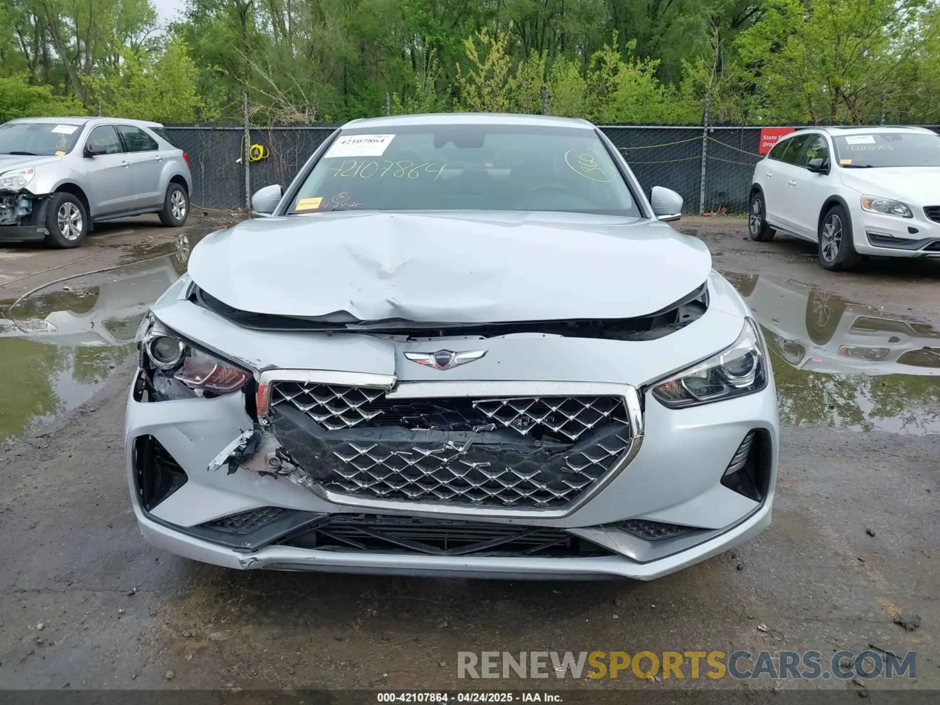 13 Фотография поврежденного автомобиля KMTG64LA1KU019355 GENESIS G70 2019