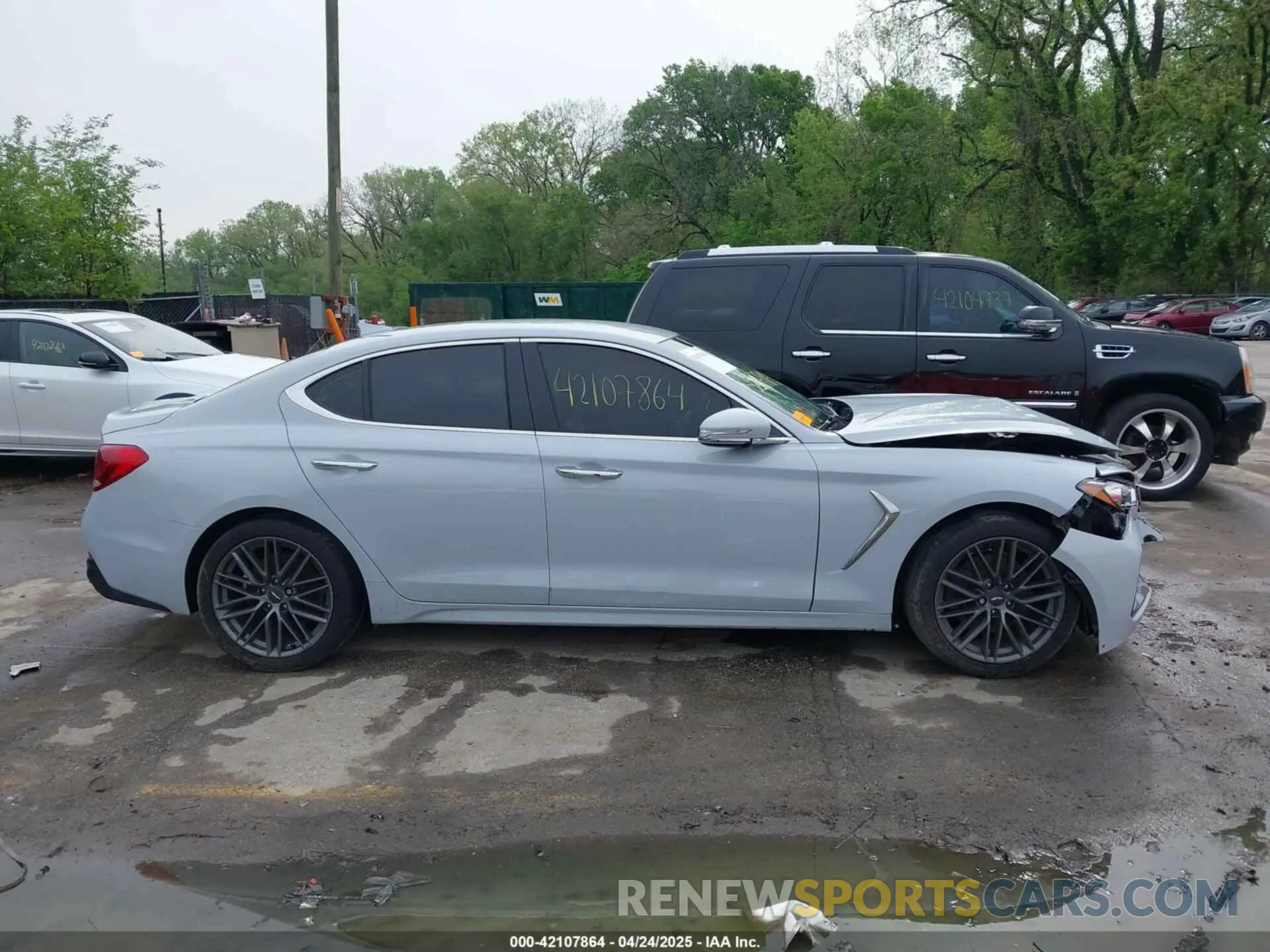 14 Фотография поврежденного автомобиля KMTG64LA1KU019355 GENESIS G70 2019