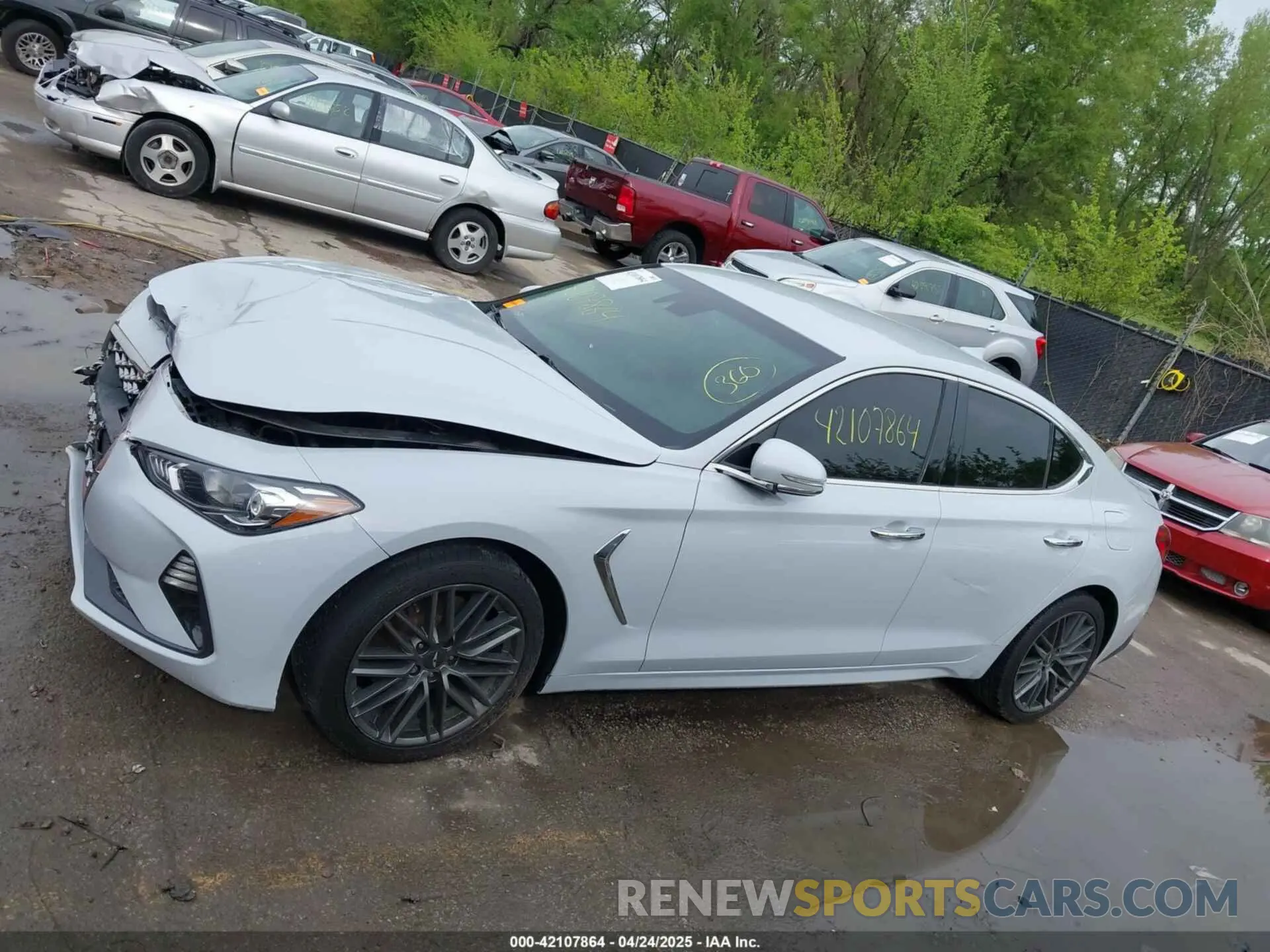 15 Фотография поврежденного автомобиля KMTG64LA1KU019355 GENESIS G70 2019