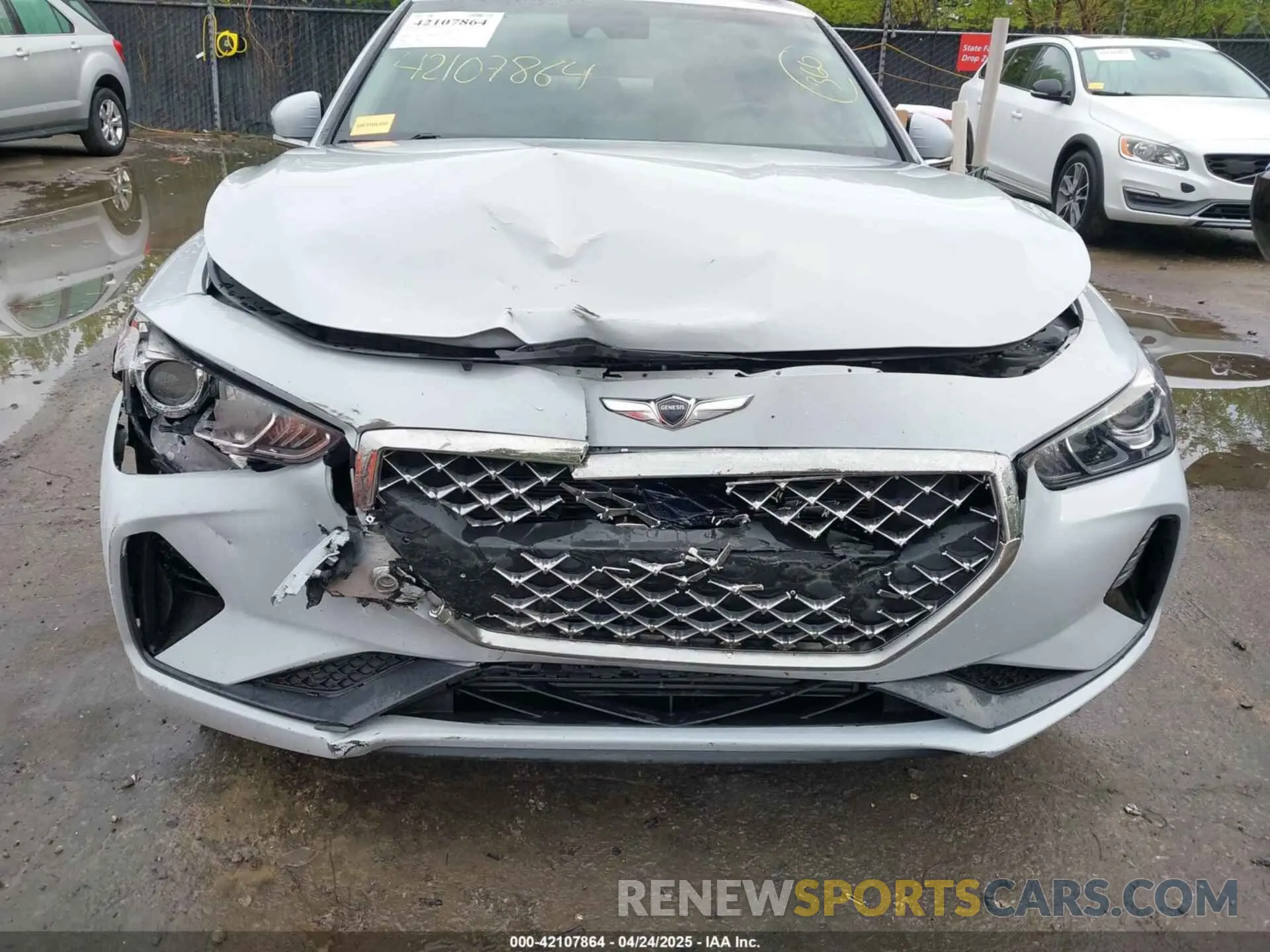 6 Фотография поврежденного автомобиля KMTG64LA1KU019355 GENESIS G70 2019