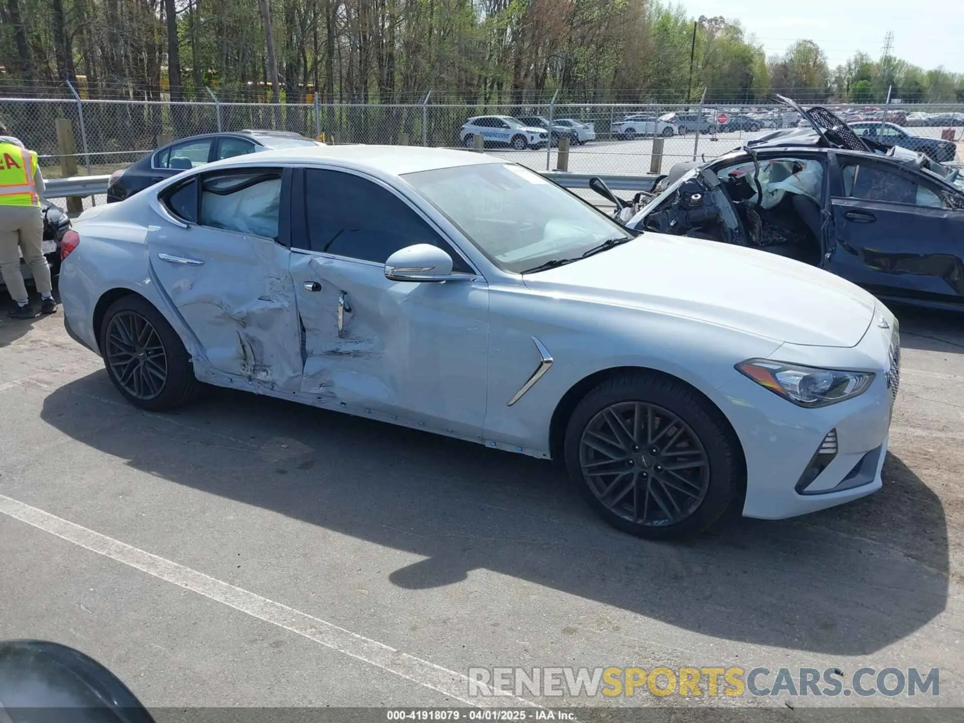 14 Фотография поврежденного автомобиля KMTG64LA6KU019352 GENESIS G70 2019
