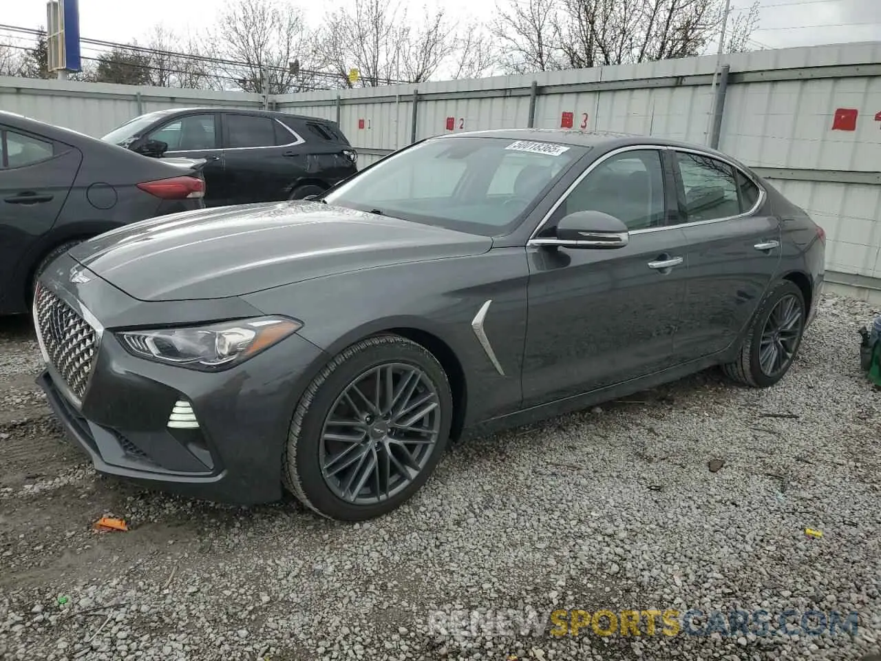 1 Photograph of a damaged car KMTG64LA9KU036260 GENESIS G70 2019