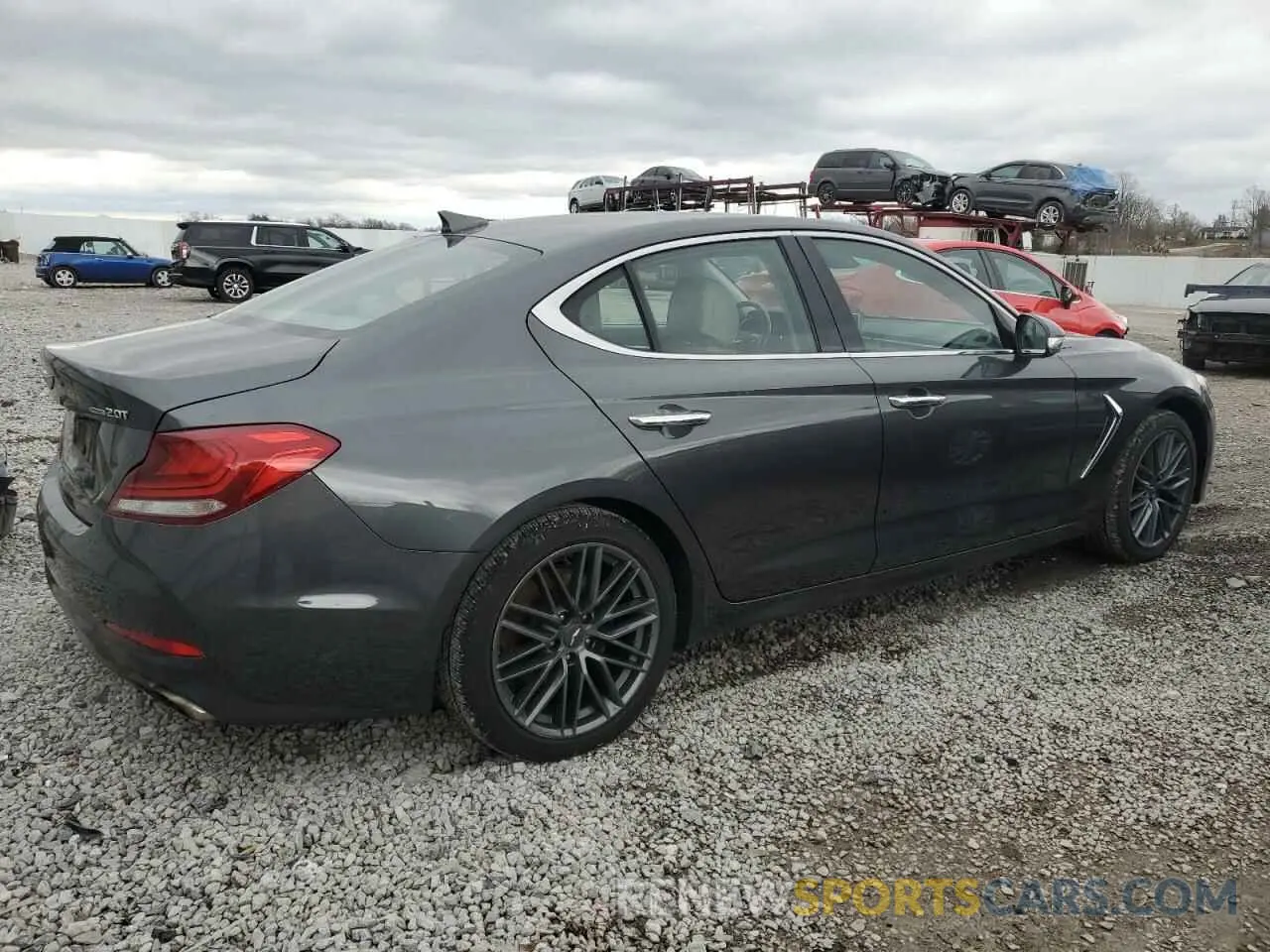 3 Photograph of a damaged car KMTG64LA9KU036260 GENESIS G70 2019